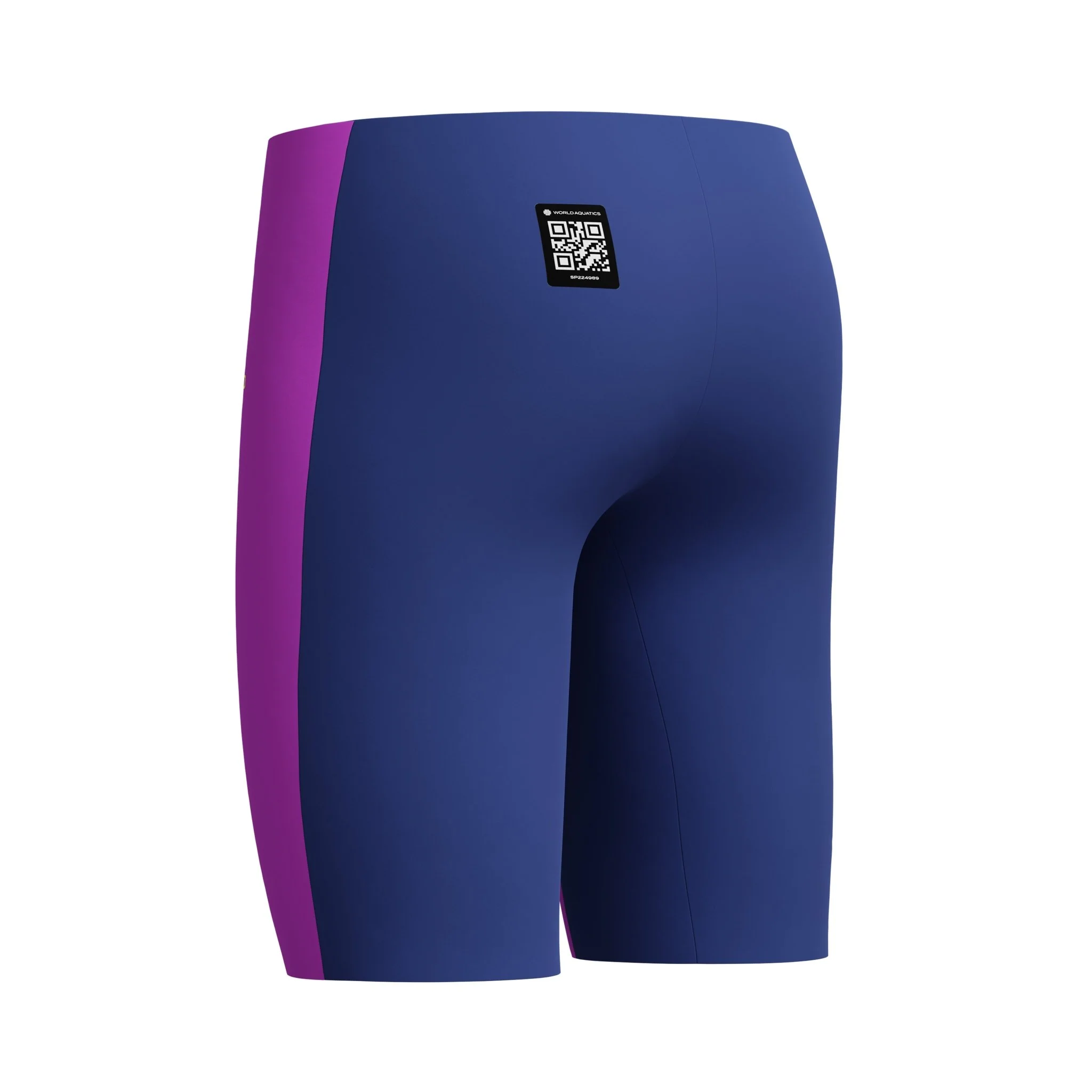 SPEEDO BOYS FASTSKIN ENDURANCE+ MAX HIGH WAIST JAMMER NEON JELLY / NOBLE NAVY - Image 7