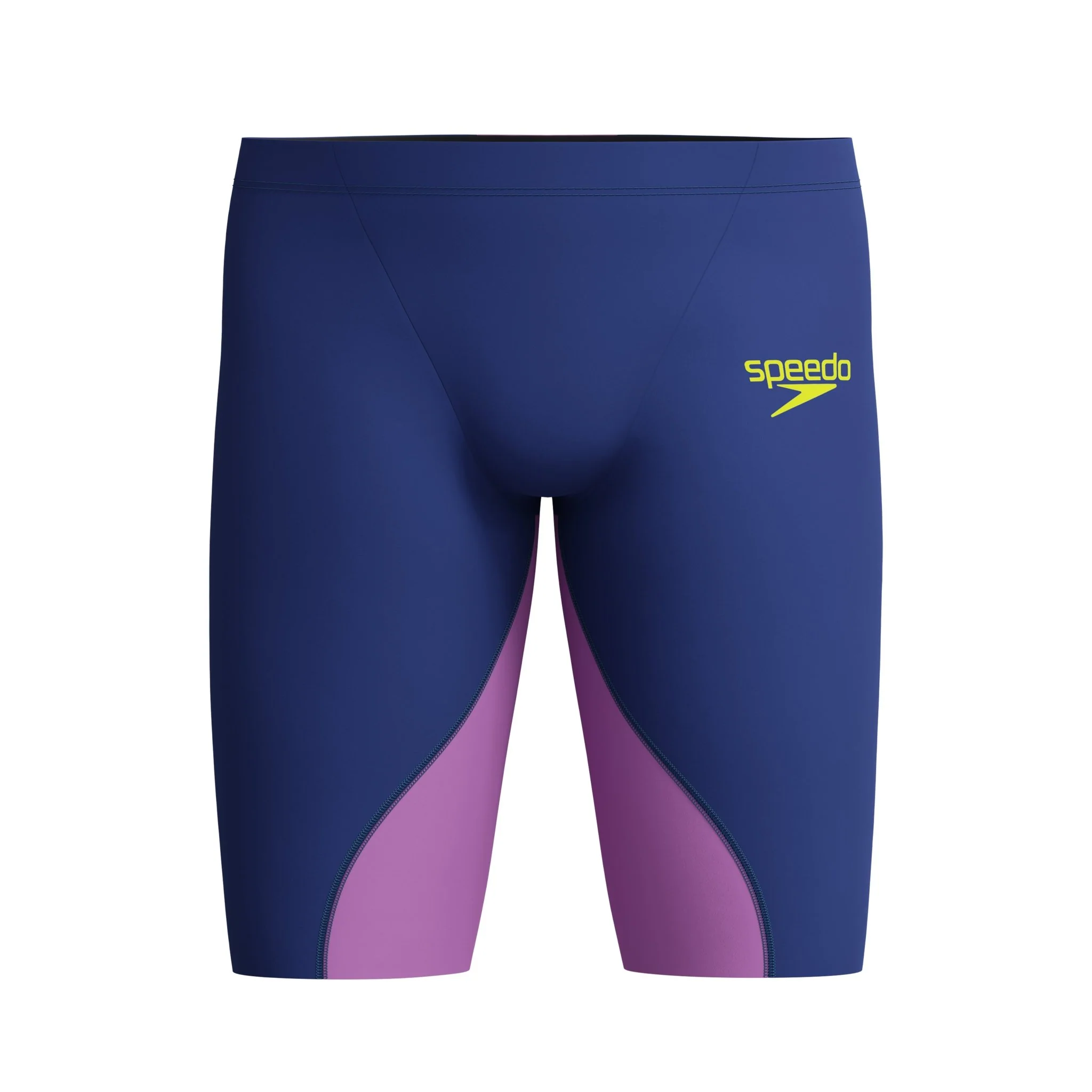 SPEEDO BOYS FASTSKIN LZR IGNITE JAMMER NOBLE NAVY / NEON JELLY - Image 3