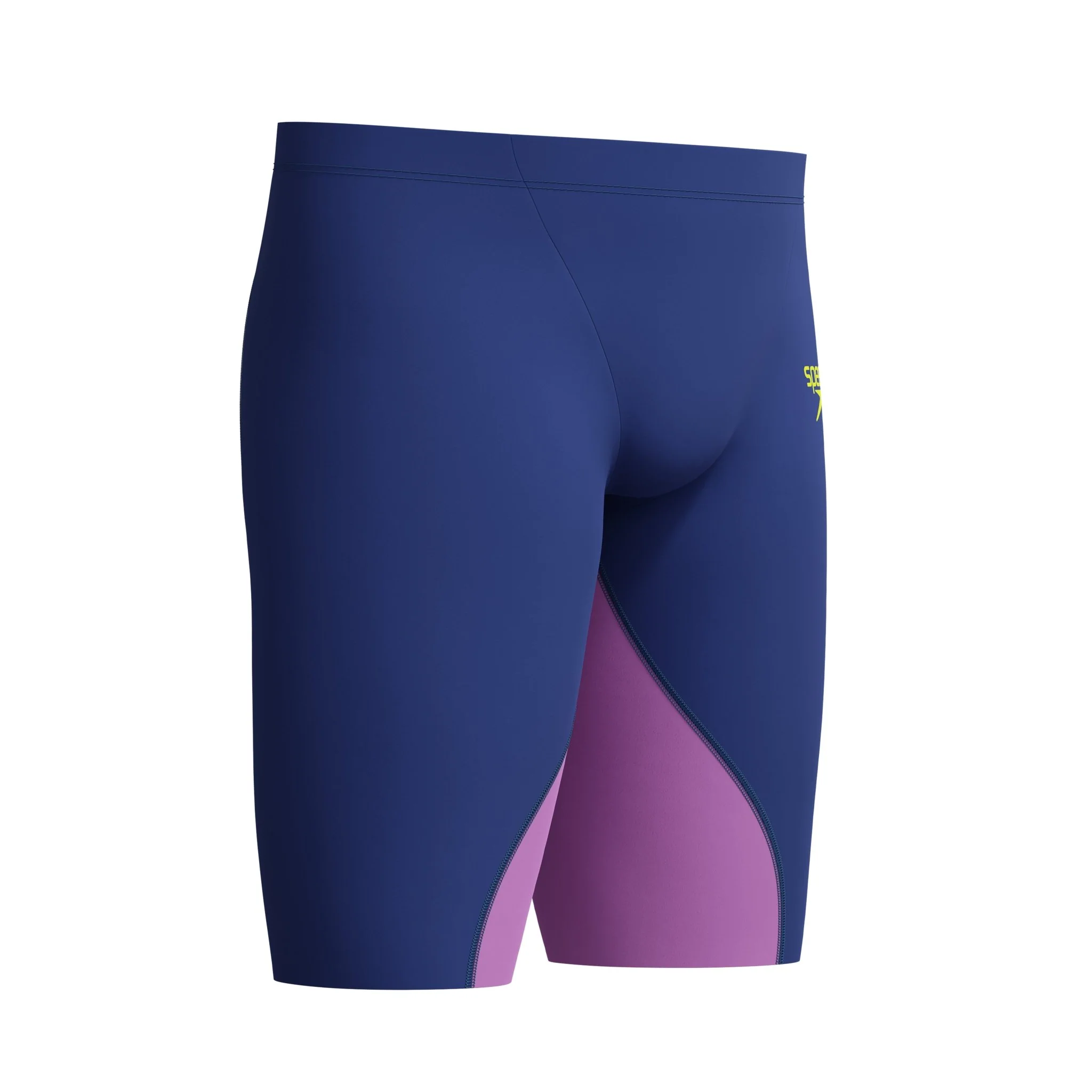 SPEEDO BOYS FASTSKIN LZR IGNITE JAMMER NOBLE NAVY / NEON JELLY - Image 4