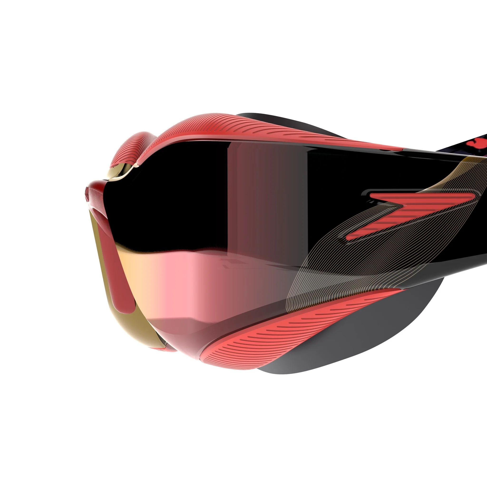 SPEEDO FASTSKIN HYPER ELITE MIRROR GOGGLES AUTUMN RED / SMOKE / CRIMSON ROYAL - Image 7