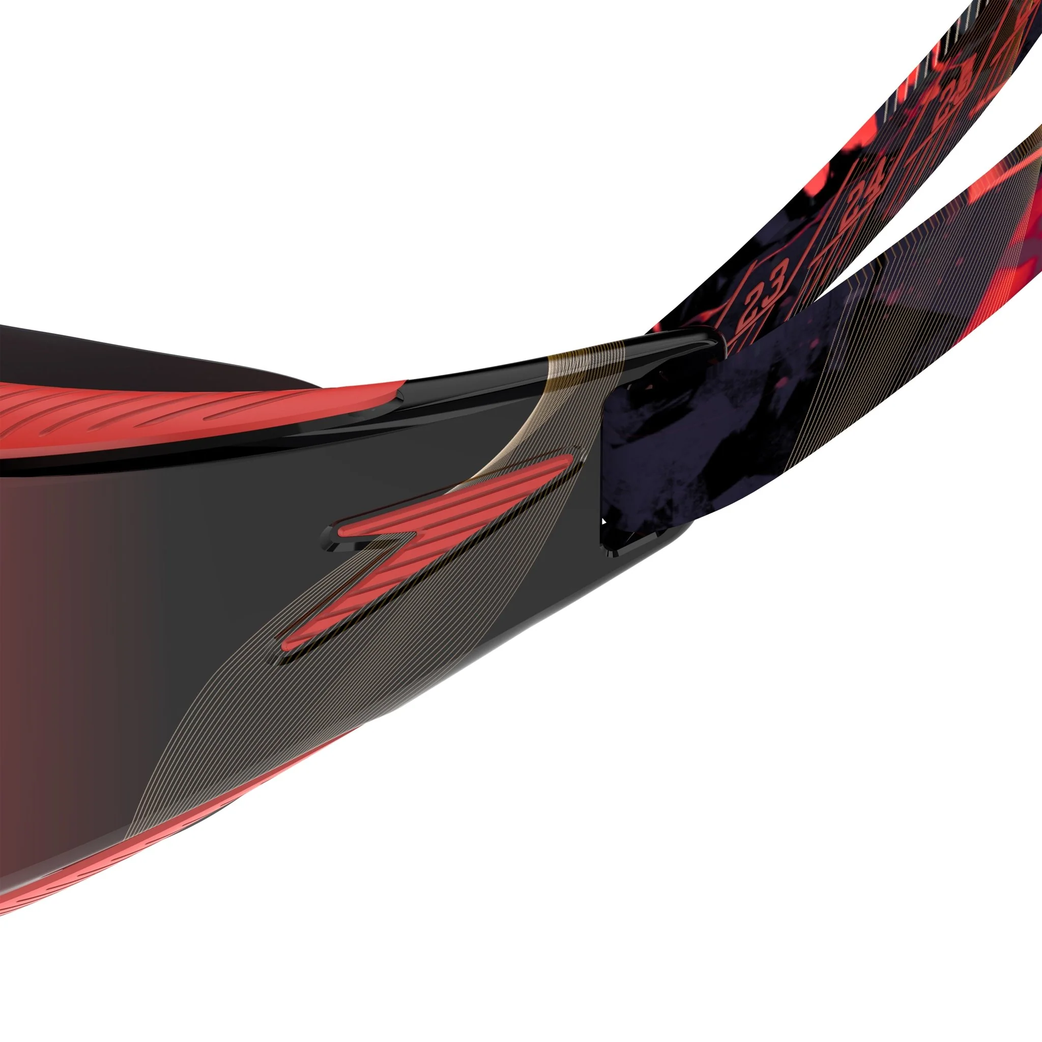 SPEEDO FASTSKIN HYPER ELITE MIRROR GOGGLES AUTUMN RED / SMOKE / CRIMSON ROYAL - Image 9
