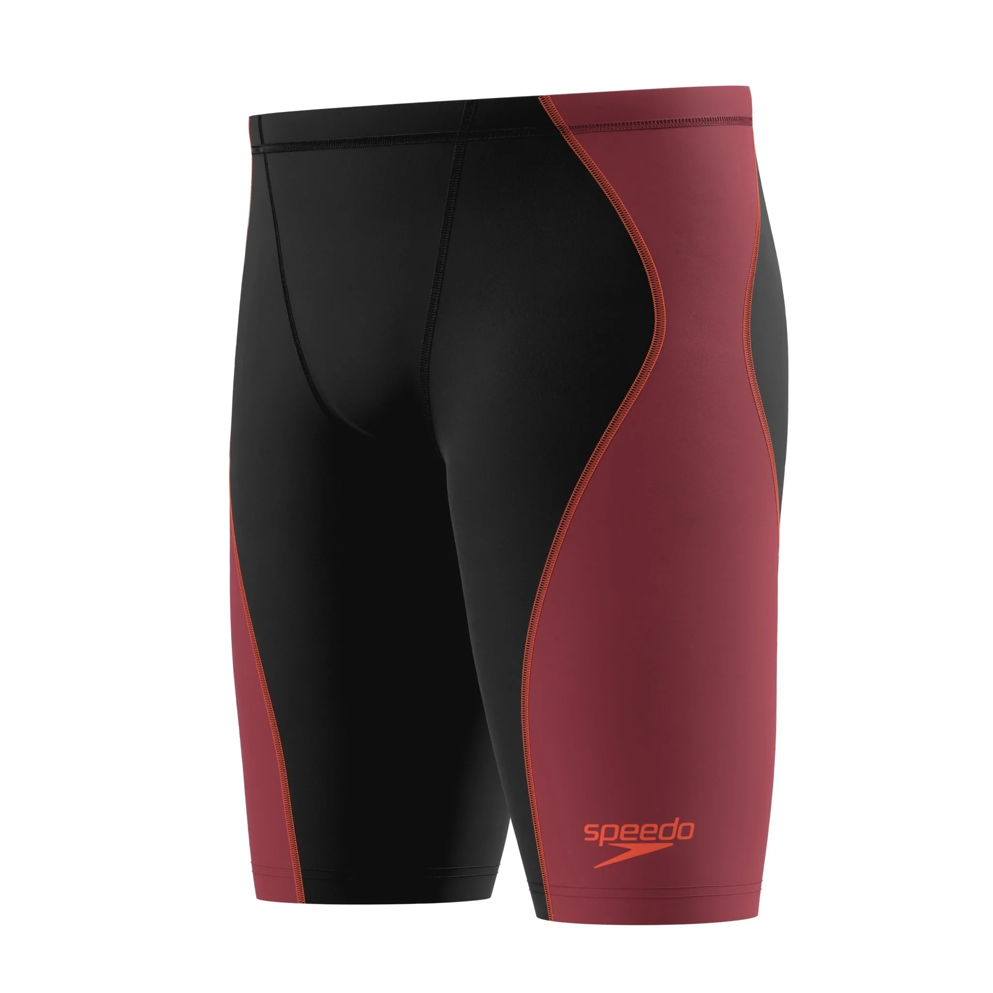 SPEEDO FASTSKIN HYPERSPARK SOLID JAMMER BLACK / REGAL RED
