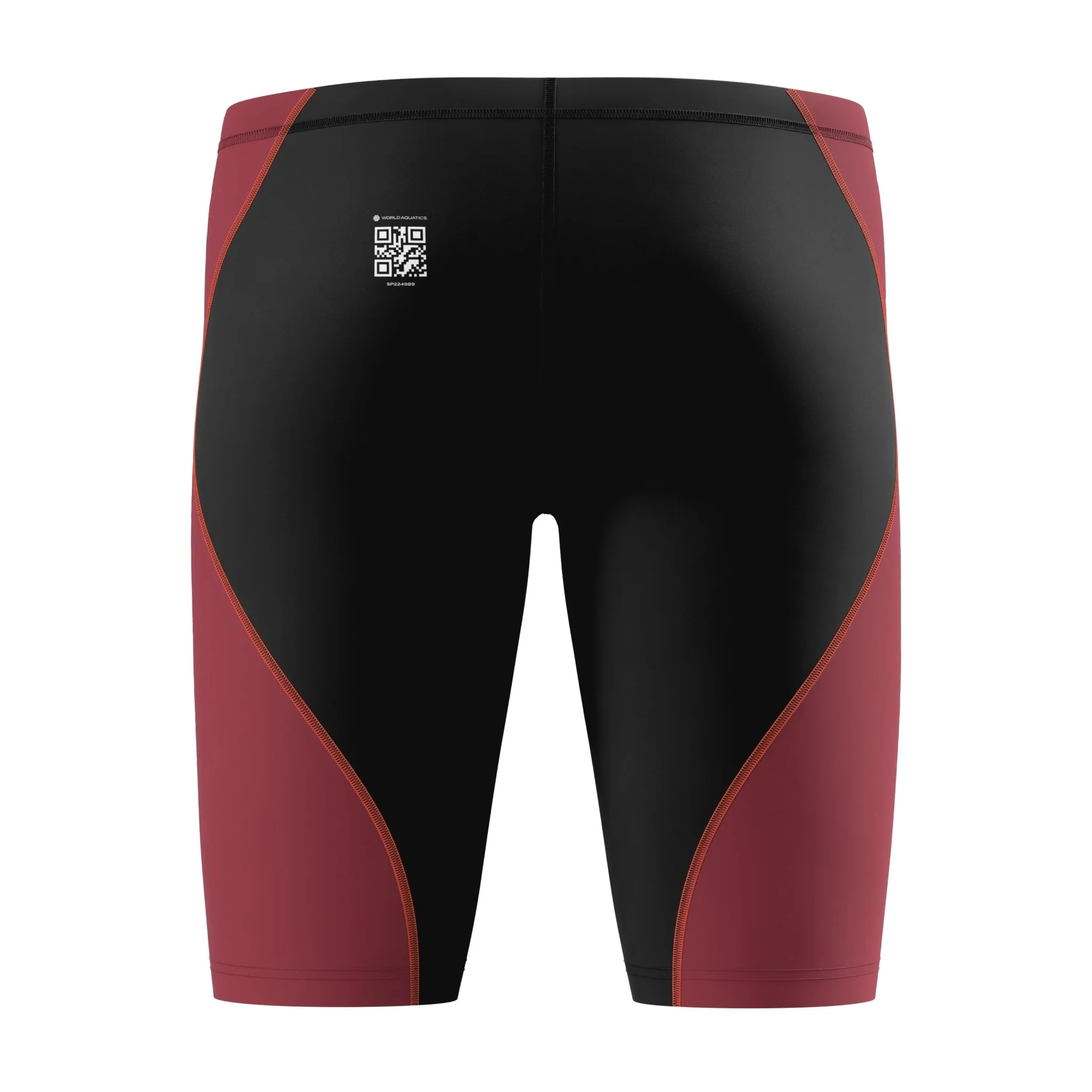 SPEEDO FASTSKIN HYPERSPARK SOLID JAMMER BLACK / REGAL RED - Image 2
