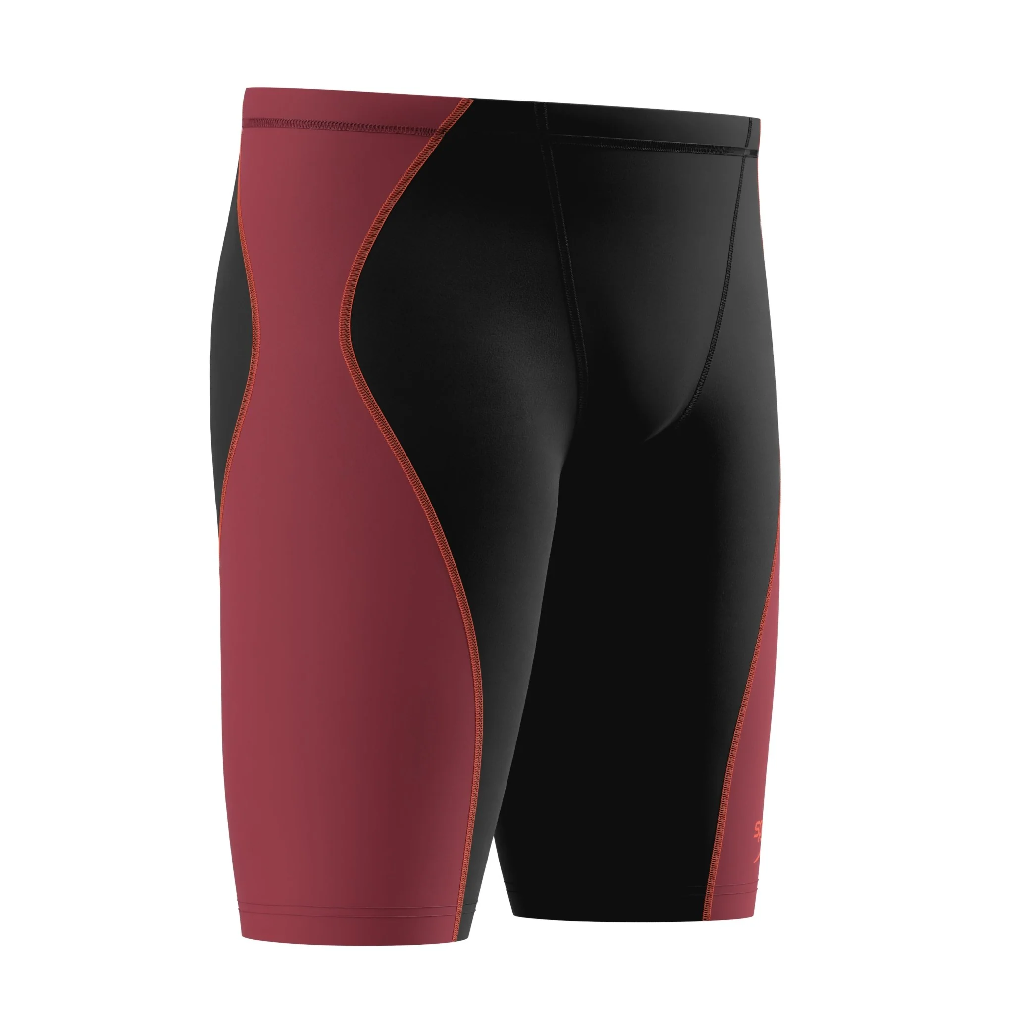 SPEEDO FASTSKIN HYPERSPARK SOLID JAMMER BLACK / REGAL RED - Image 4