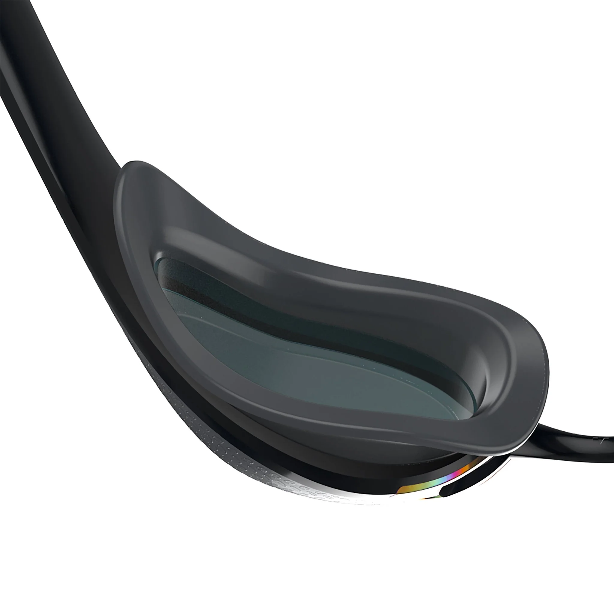 SPEEDO FASTSKIN PURE FOCUS MIRROR GOGGLES COOL-GREY/RUBY - Image 4