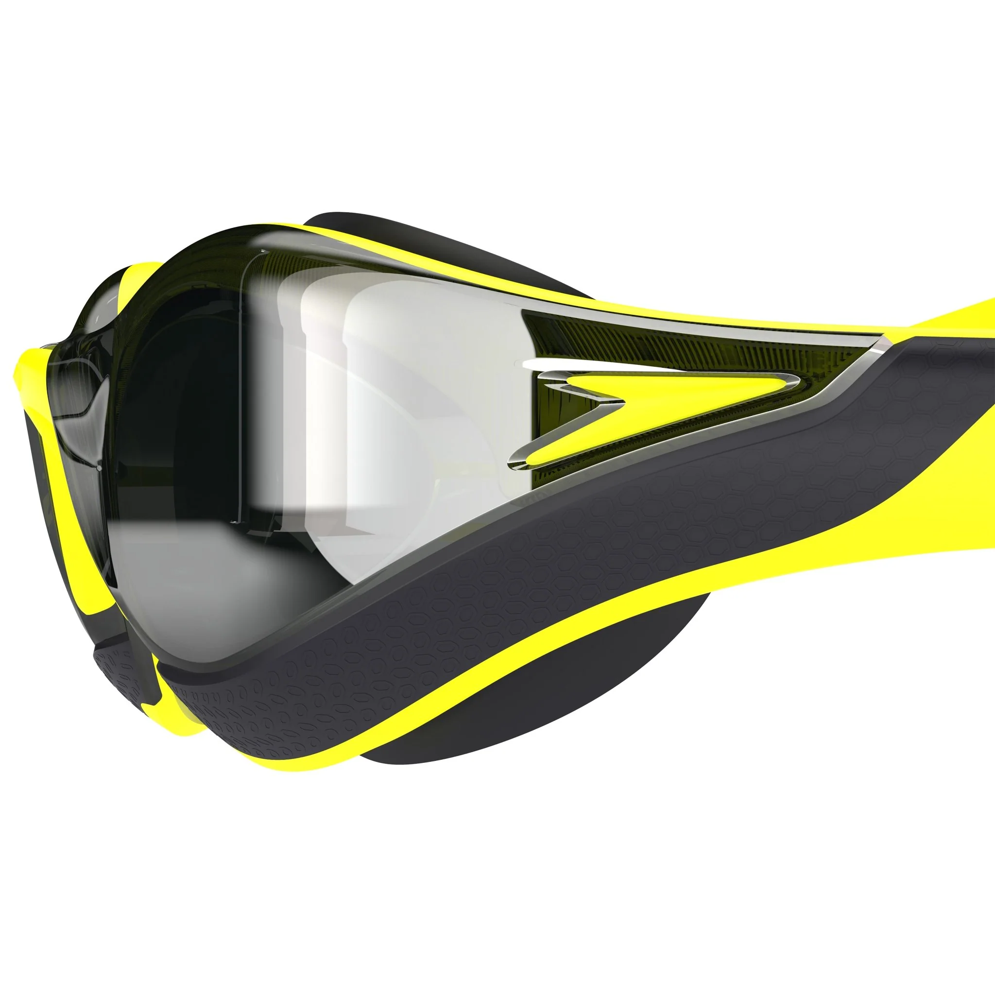 SPEEDO FASTSKIN PURE FOCUS MIRROR GOGGLES YELLOW/SMOKE - Image 7