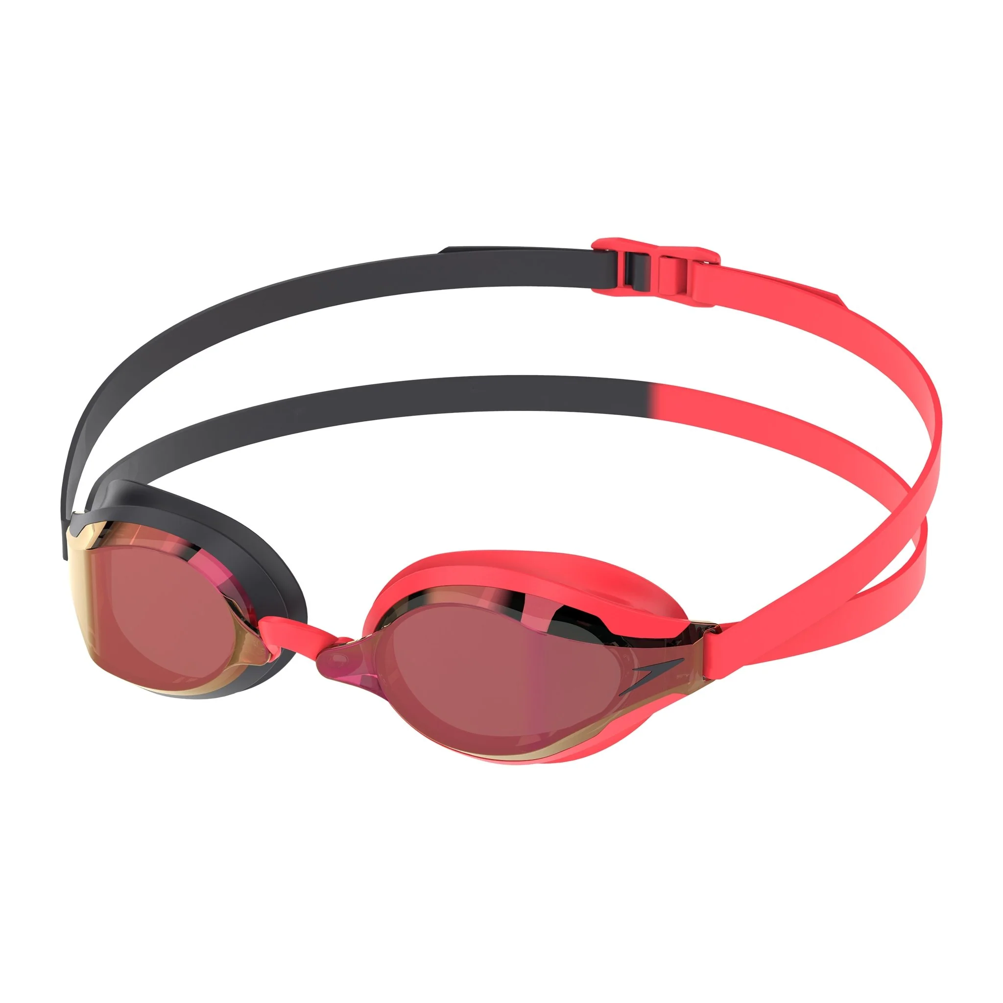 SPEEDO FASTSKIN SPEED SOCKET 2.0 MIRROR GOGGLES SMOKE / CRIMSON