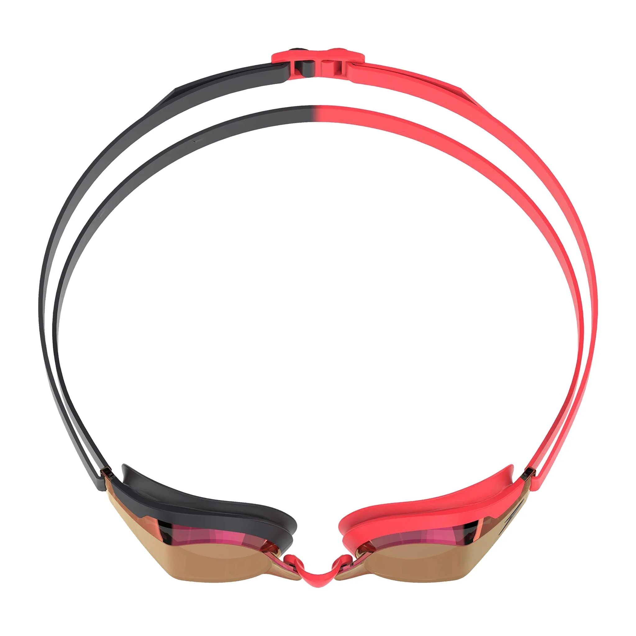 SPEEDO FASTSKIN SPEED SOCKET 2.0 MIRROR GOGGLES SMOKE / CRIMSON - Image 7