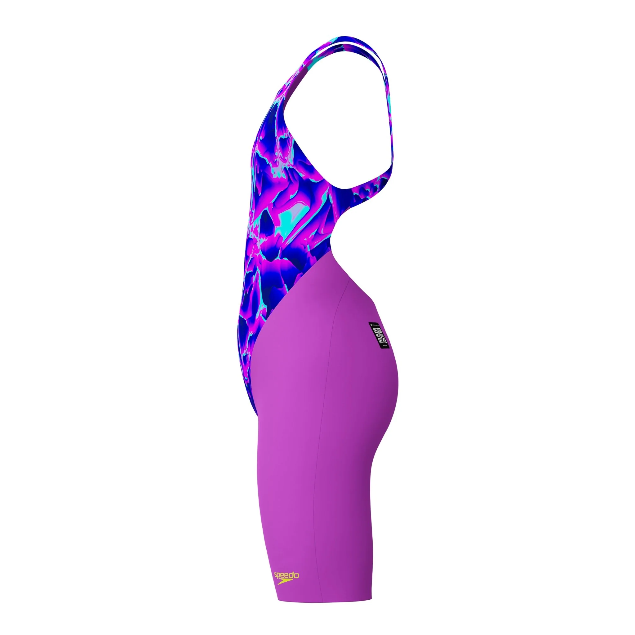 SPEEDO GIRLS FASTSKIN ENDURANCE+ MAX KNEESKIN CAVE CURRENT / NEON JELLY - Image 6