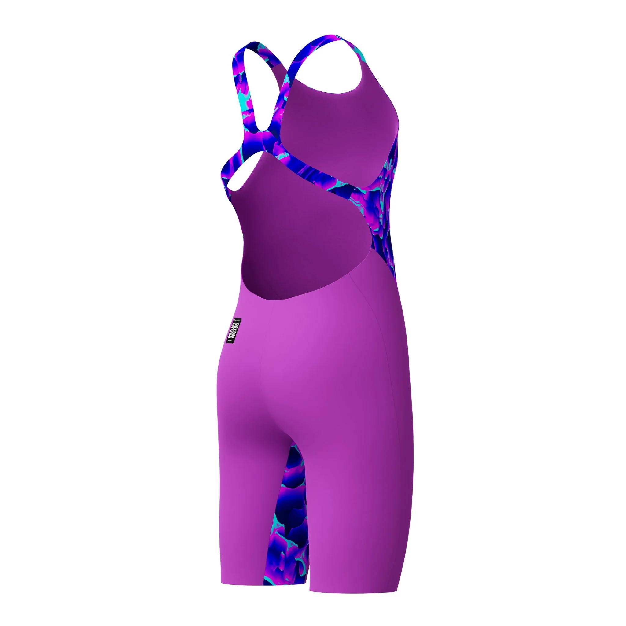 SPEEDO GIRLS FASTSKIN ENDURANCE+ MAX KNEESKIN CAVE CURRENT / NEON JELLY - Image 7