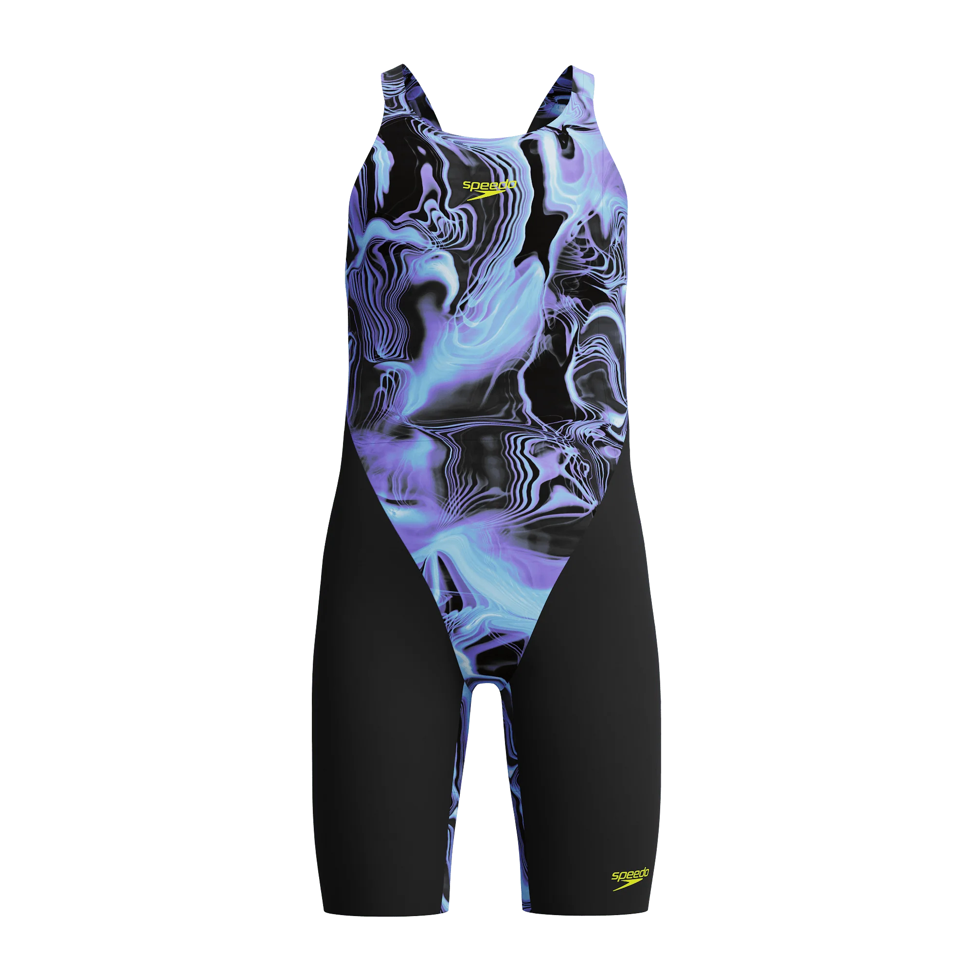 SPEEDO GIRLS FASTSKIN ENDURANCE+ MAX KNEESKIN LUCENT GLOW/BLACK - Image 3