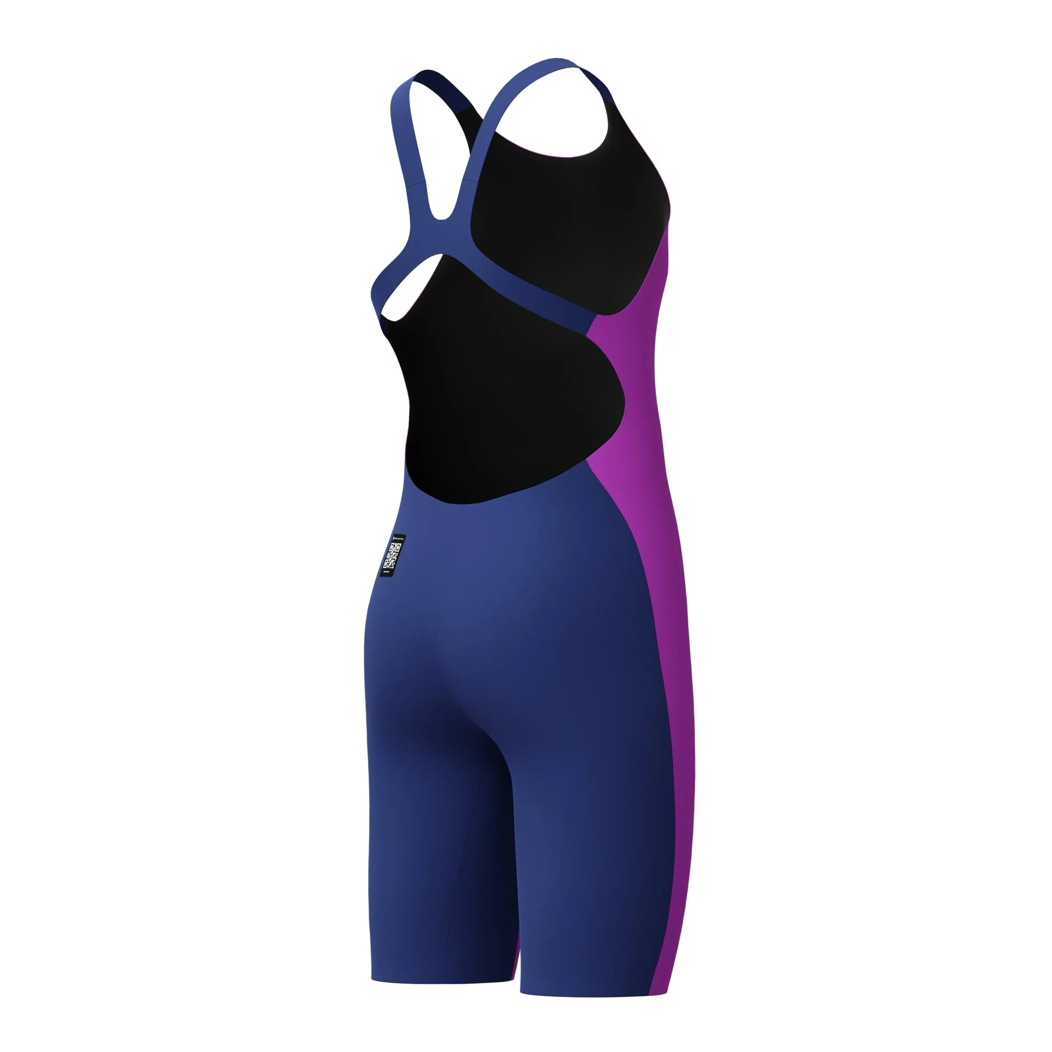 SPEEDO GIRLS FASTSKIN ENDURANCE+ MAX KNEESKIN NEON JELLY / NOBLE NAVY - Image 4
