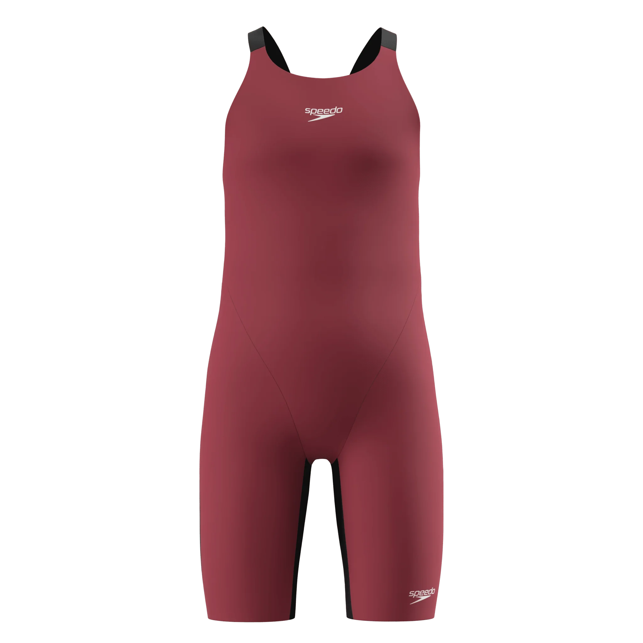 SPEEDO GIRLS FASTSKIN ENDURANCE+ MAX KNEESKIN REGAL RED - Image 3
