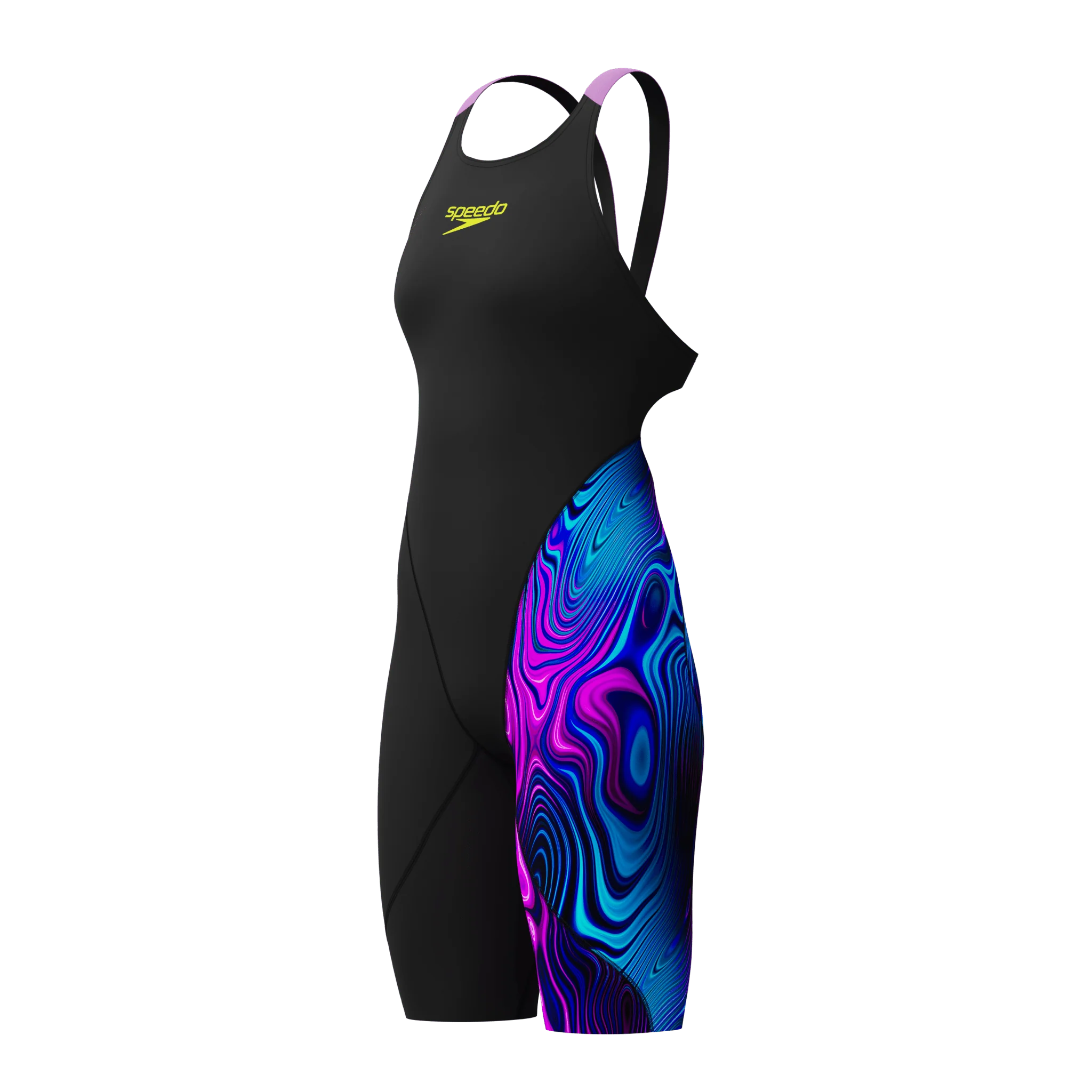 SPEEDO GIRLS FASTSKIN LZR IGNITE KNEESKIN BLACK / SUBSURFACE - Image 3