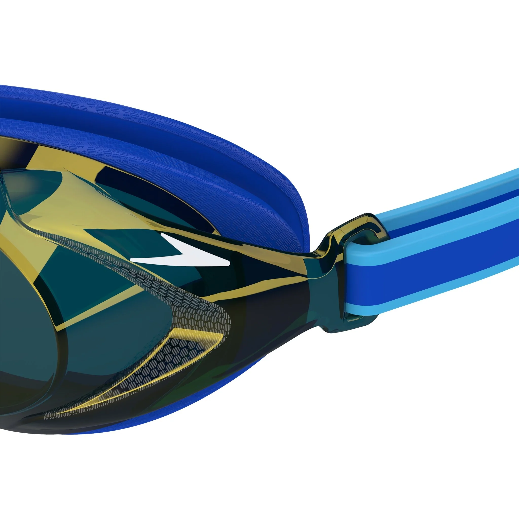 SPEEDO JUNIOR VANQUISHER 3.0 MIRROR GOGGLES COBALT/GOLD - Image 5