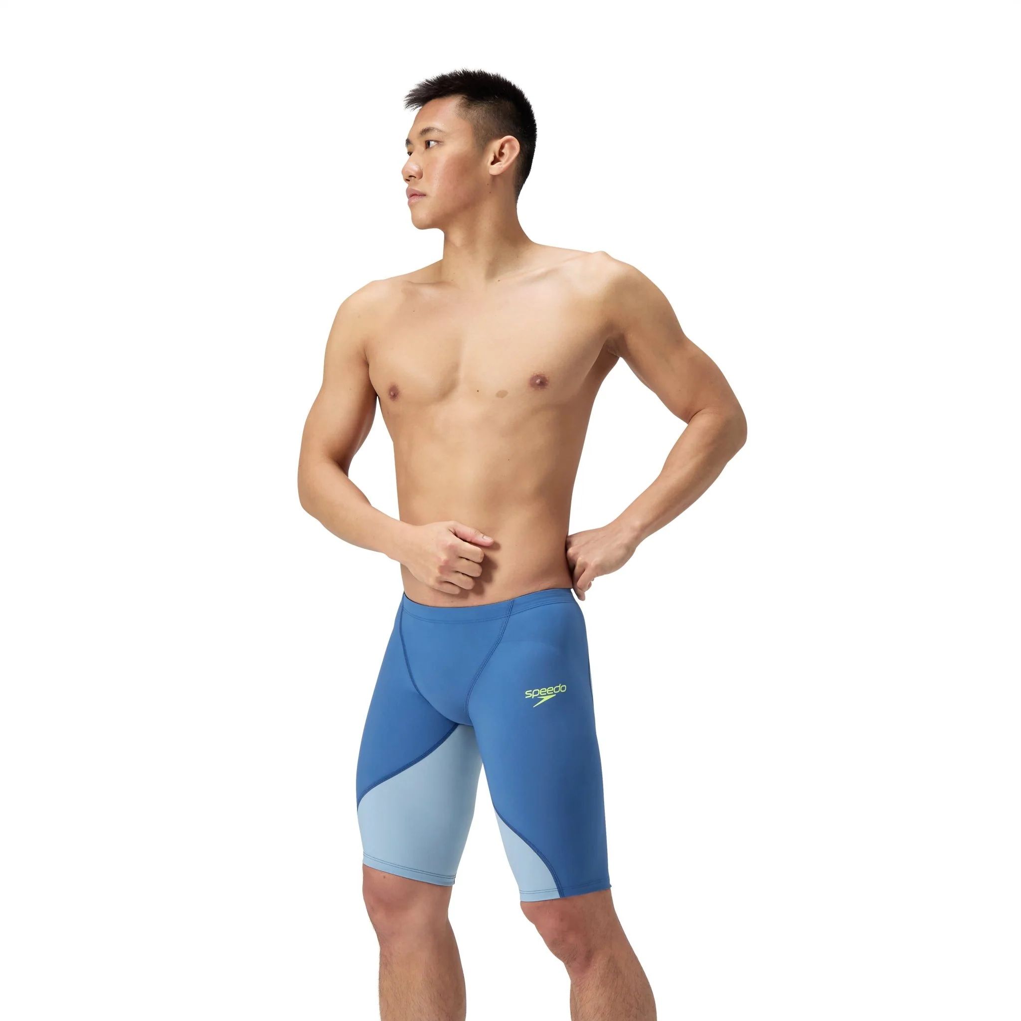 SPEEDO MENS FASTSKIN LZR IGNITE JAMMER NITE / ACADIA BLUE - Image 3