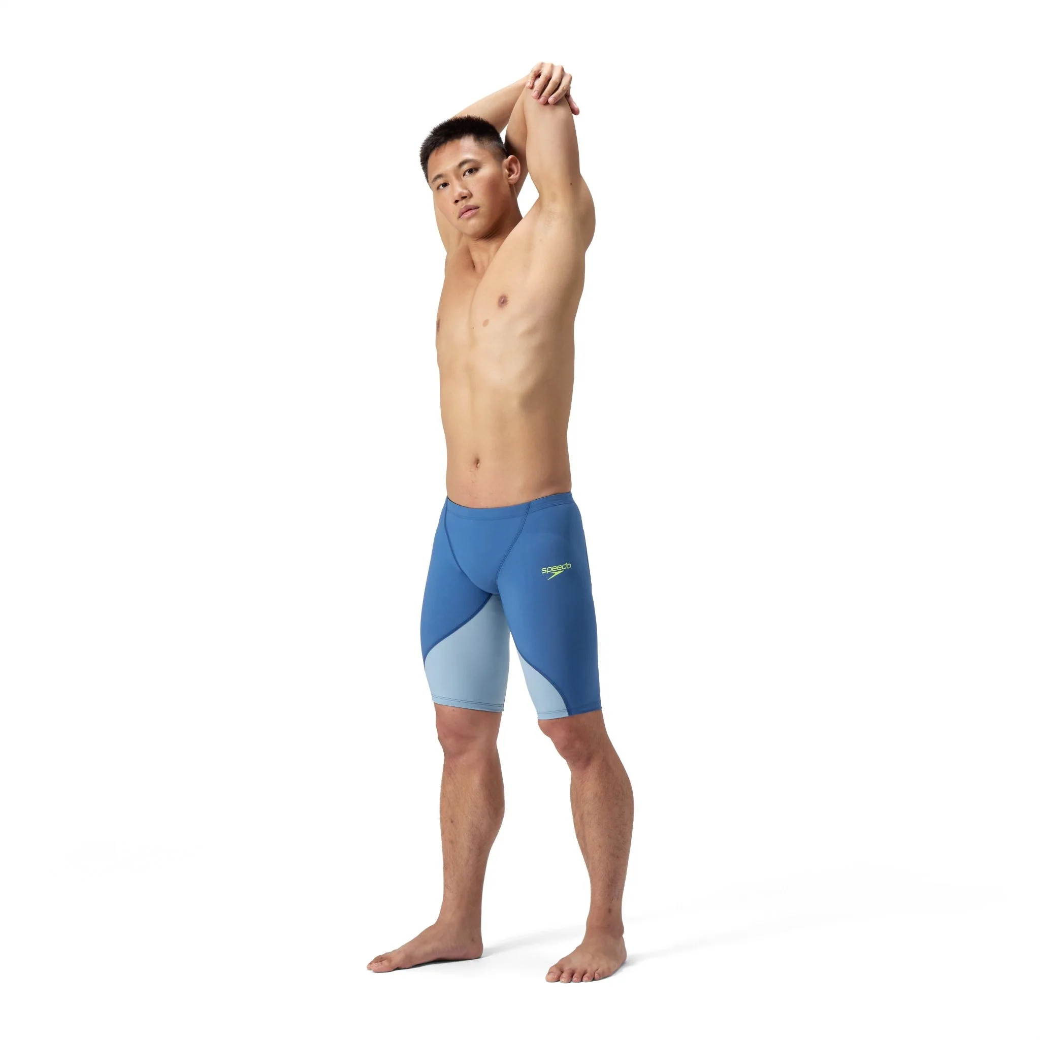 SPEEDO MENS FASTSKIN LZR IGNITE JAMMER NITE / ACADIA BLUE - Image 6