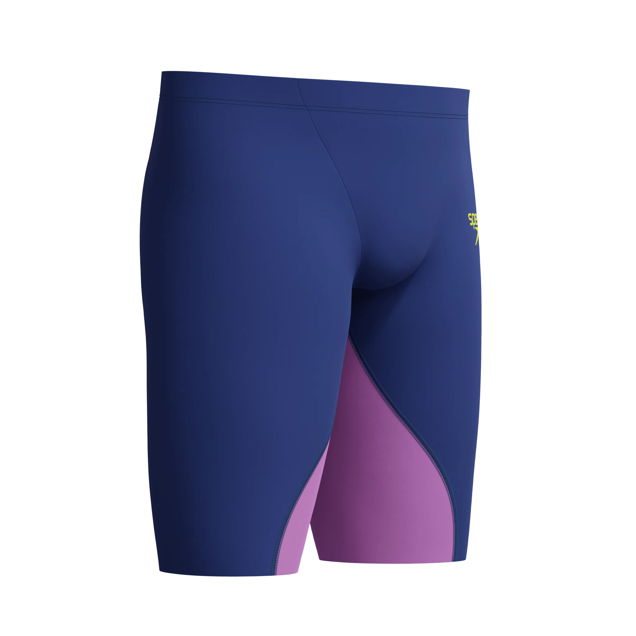 SPEEDO MENS FASTSKIN LZR IGNITE JAMMER NOBLE NAVY / NEON JELLY - Image 10
