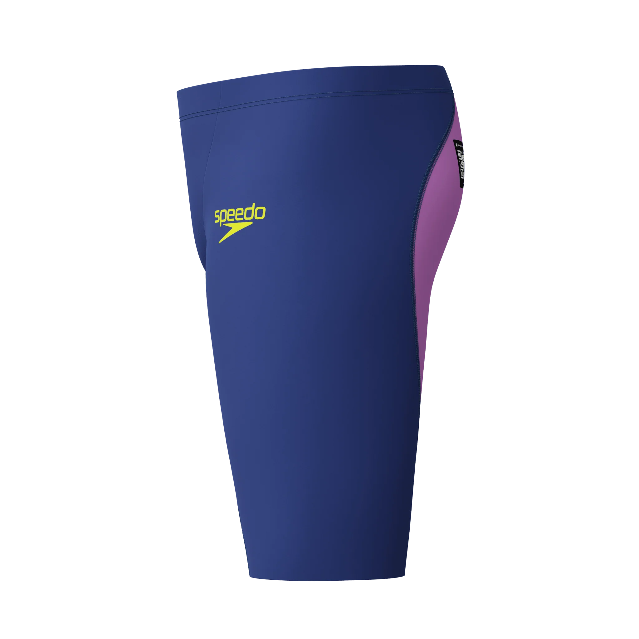 SPEEDO MENS FASTSKIN LZR IGNITE JAMMER NOBLE NAVY / NEON JELLY - Image 13