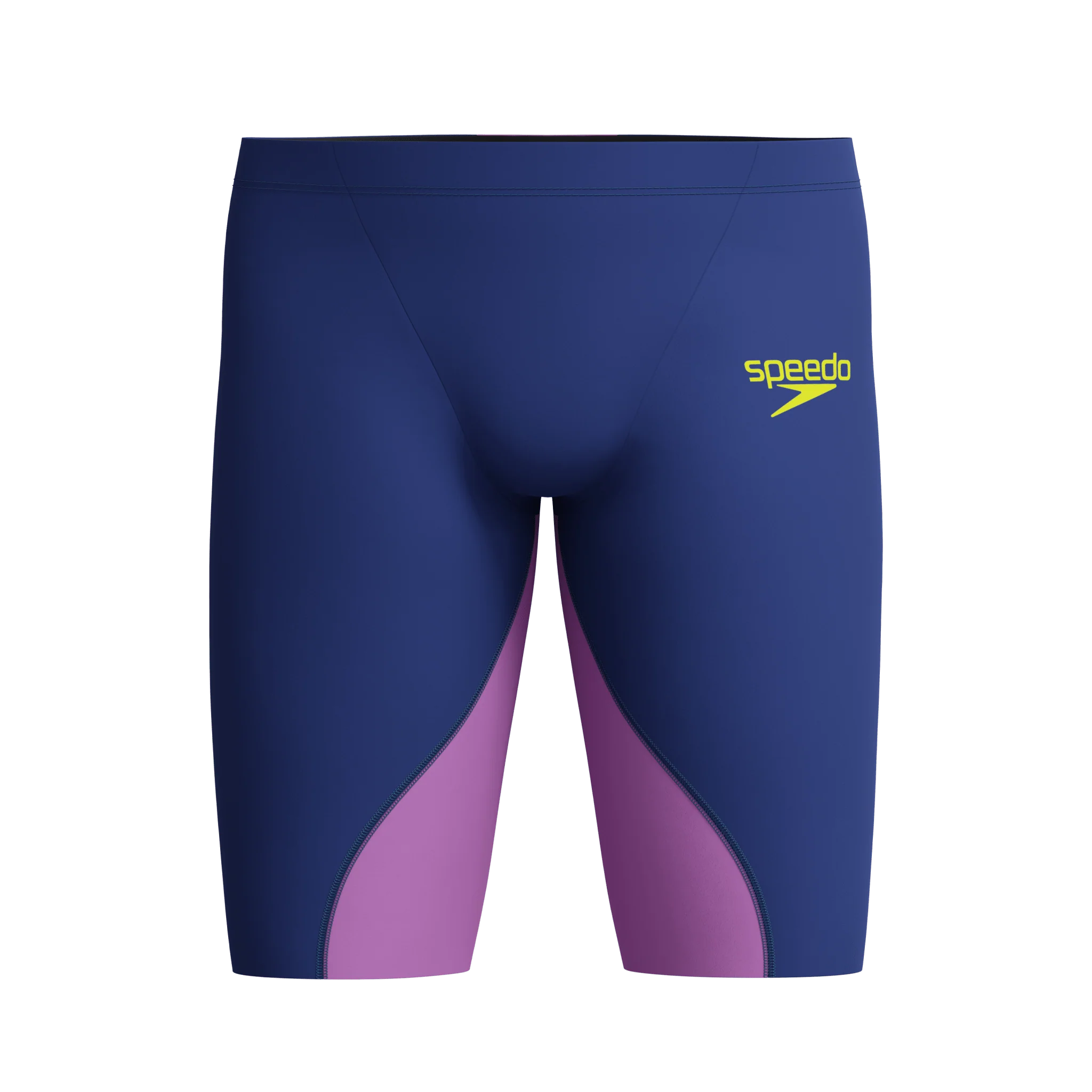 SPEEDO MENS FASTSKIN LZR IGNITE JAMMER NOBLE NAVY / NEON JELLY - Image 14
