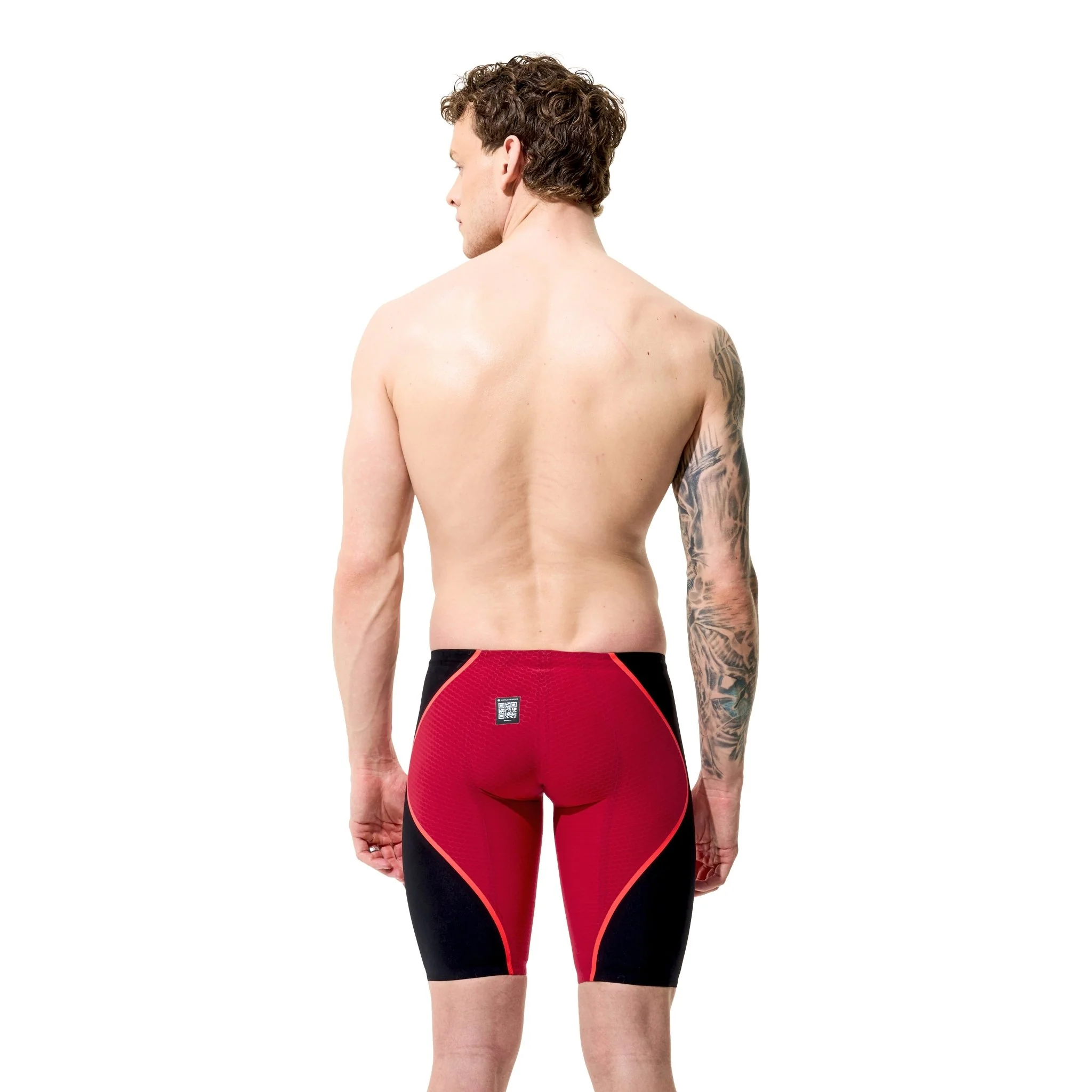 SPEEDO MENS FASTSKIN LZR PURE INTENT 2.0 JAMMER REGAL RED - Image 2