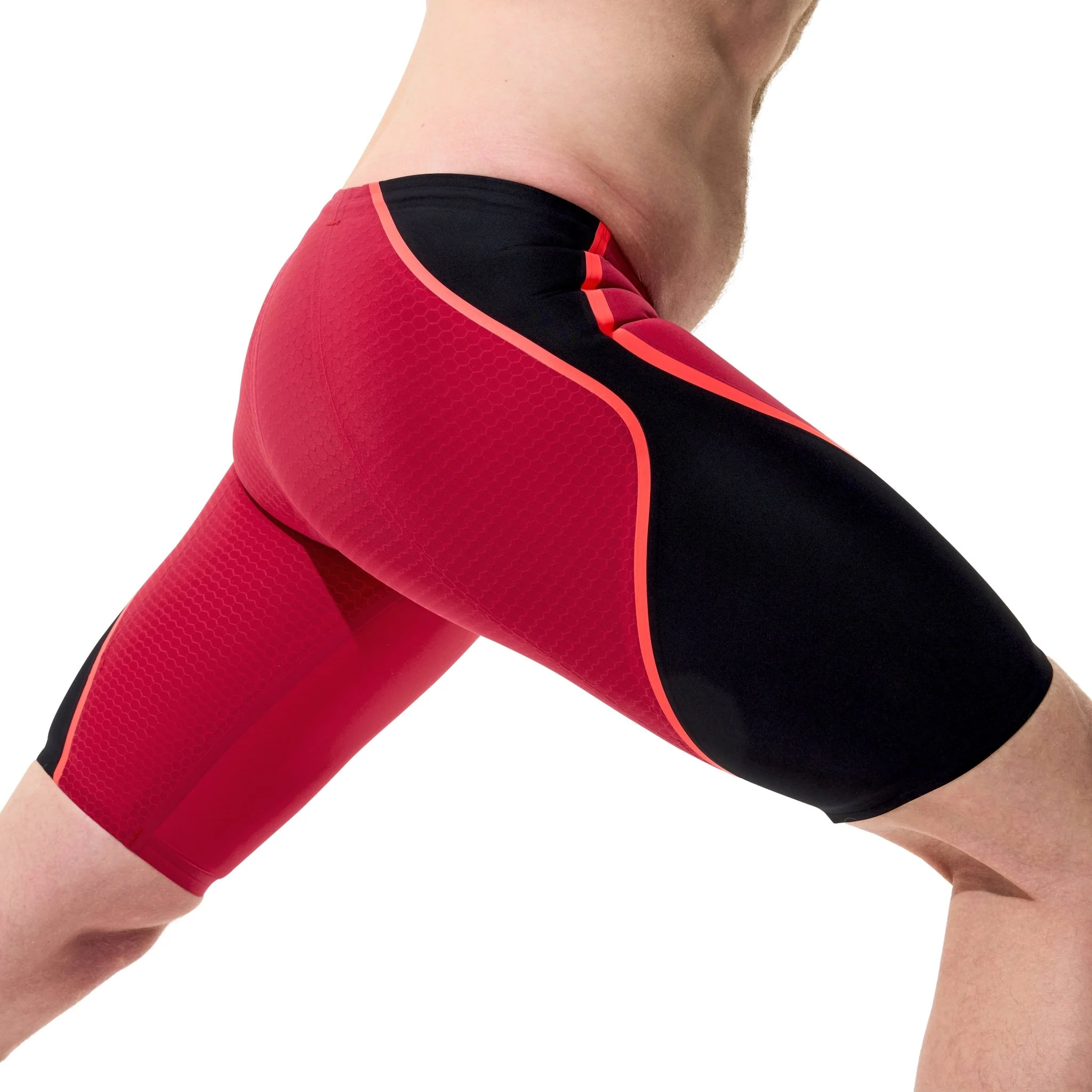 SPEEDO MENS FASTSKIN LZR PURE INTENT 2.0 JAMMER REGAL RED - Image 3