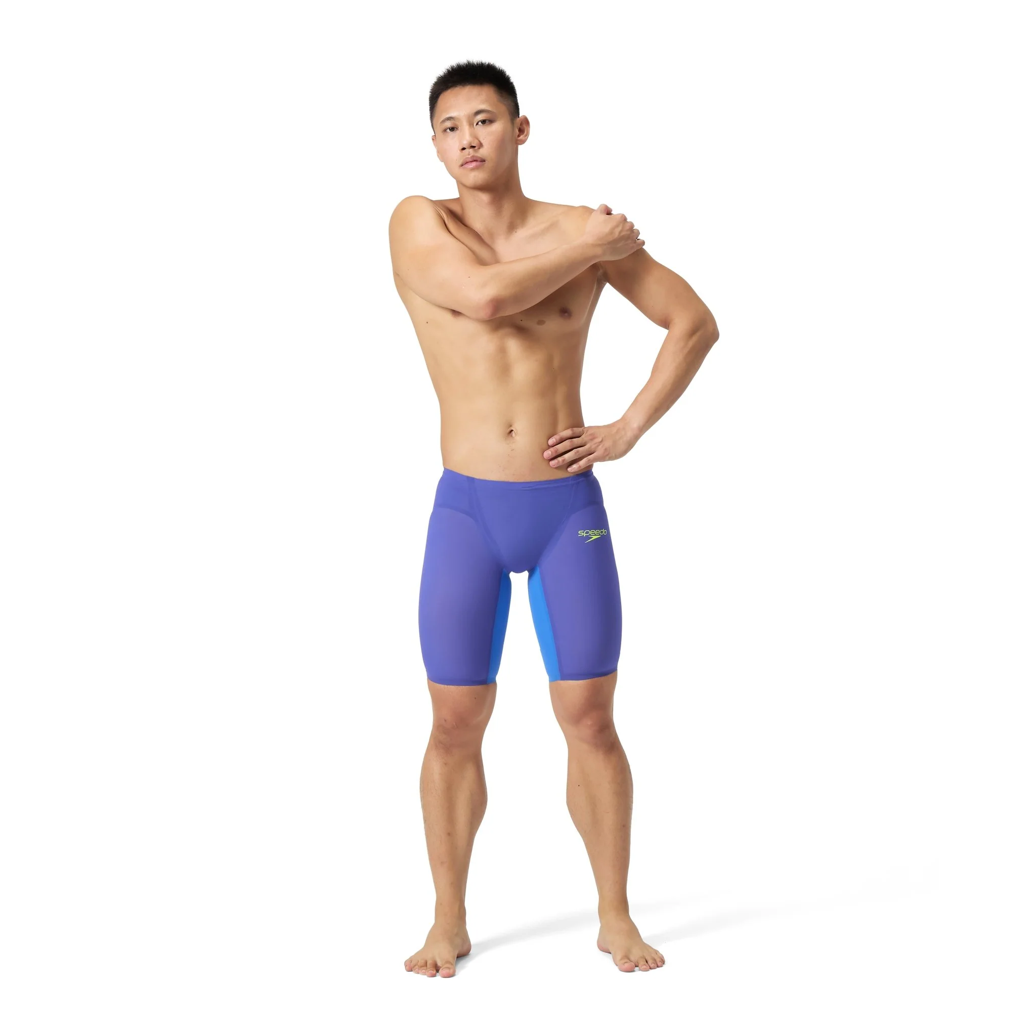 SPEEDO MENS FASTSKIN LZR PURE VALOR 2.0 JAMMER DEEP ROYAL / COBALT - Image 3