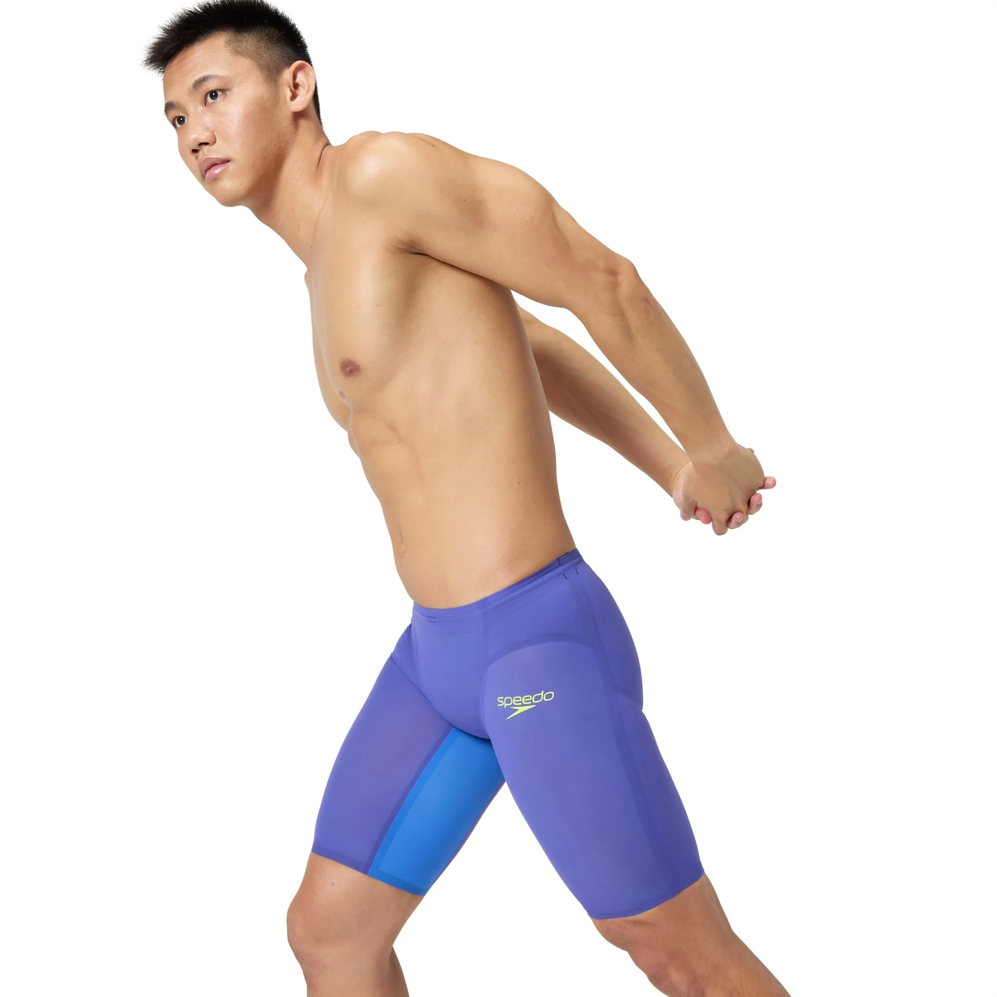 SPEEDO MENS FASTSKIN LZR PURE VALOR 2.0 JAMMER DEEP ROYAL / COBALT - Image 5
