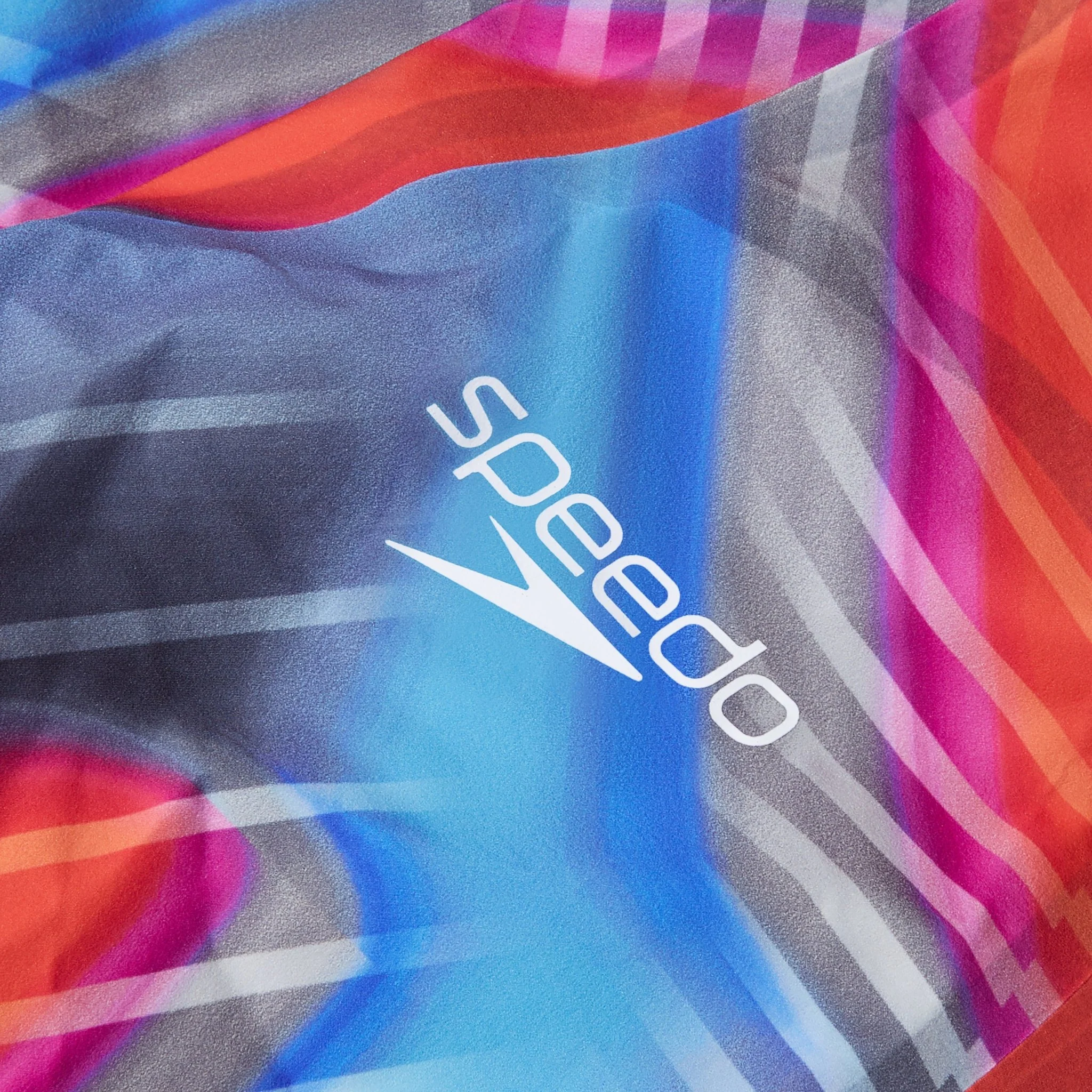 SPEEDO MENS FASTSKIN LZR PURE VALOR 2.0 JAMMER FLAME RED / PICTON BLUE - Image 6