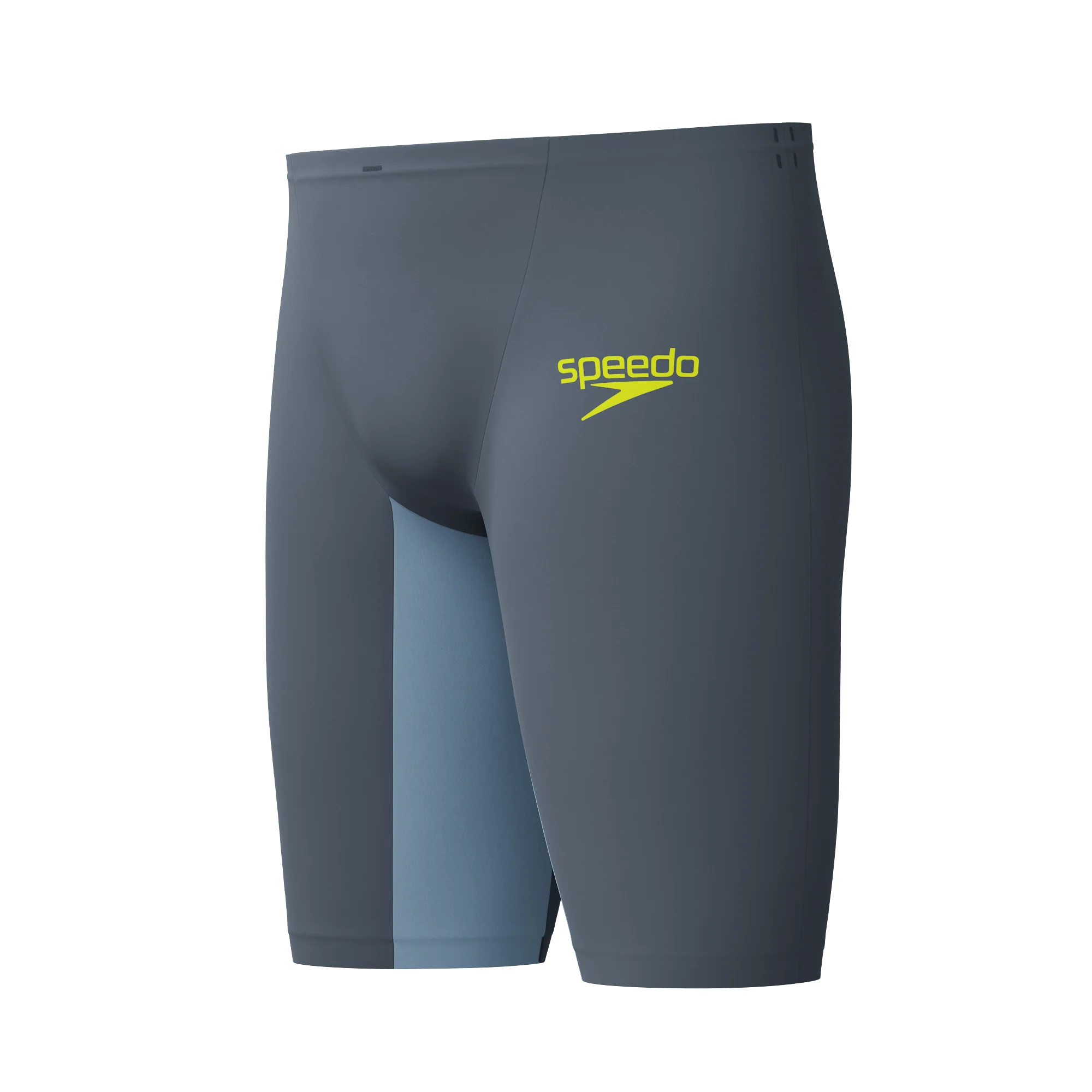 SPEEDO MENS FASTSKIN LZR PURE VALOR 2.0 JAMMER GREY LEAD / ACADIA BLUE - Image 7