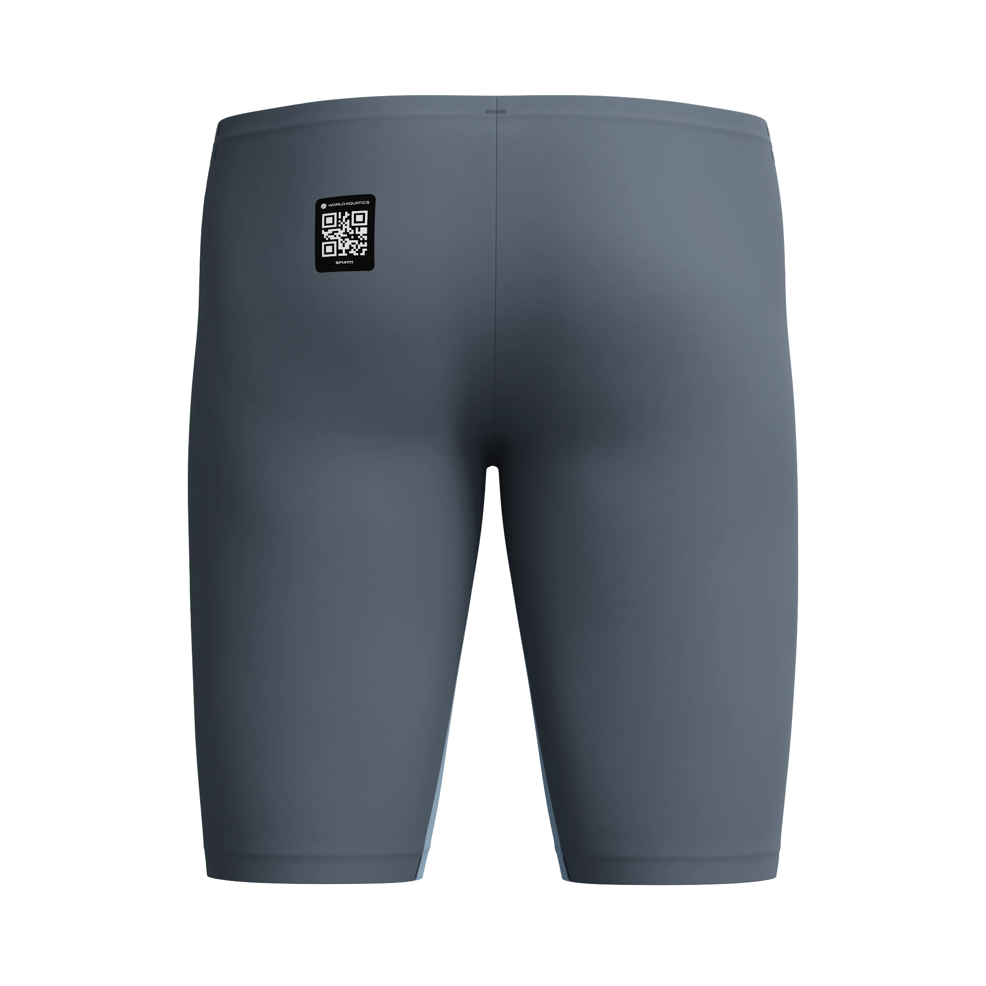 SPEEDO MENS FASTSKIN LZR PURE VALOR 2.0 JAMMER GREY LEAD / ACADIA BLUE - Image 8