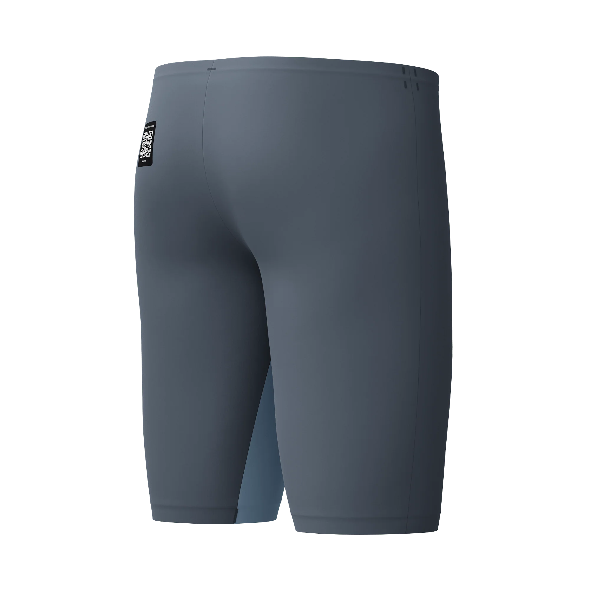 SPEEDO MENS FASTSKIN LZR PURE VALOR 2.0 JAMMER GREY LEAD / ACADIA BLUE - Image 9