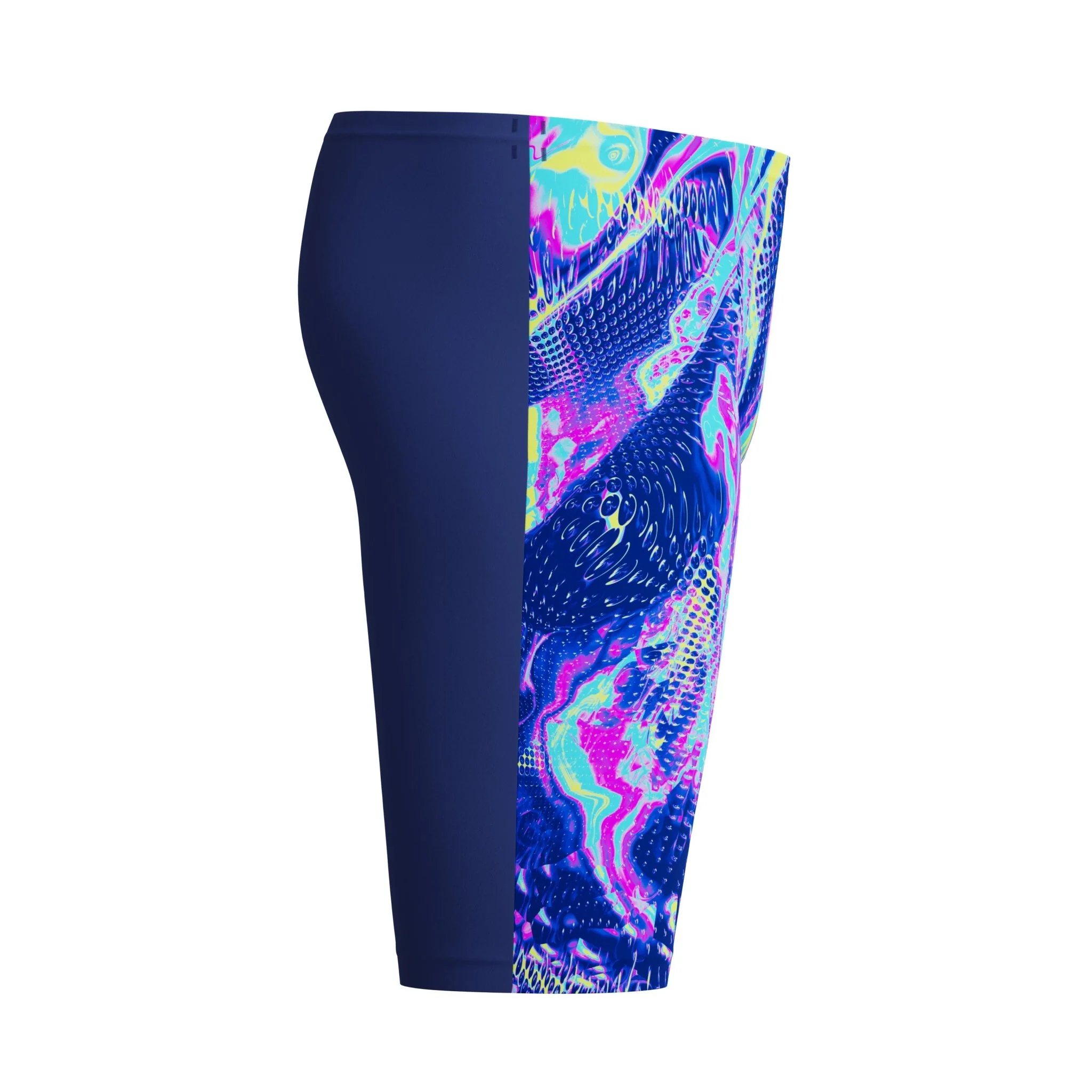 SPEEDO MENS FASTSKIN LZR PURE VALOR 2.0 JAMMER NOBLE NAVY / MORPHOSIS - Image 10