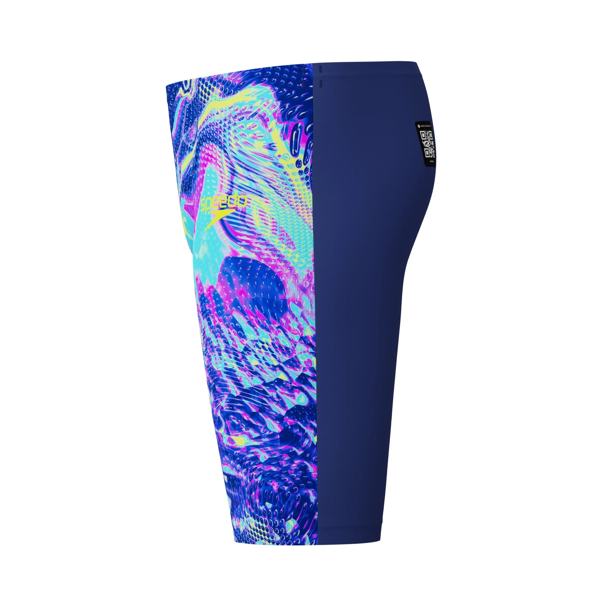 SPEEDO MENS FASTSKIN LZR PURE VALOR 2.0 JAMMER NOBLE NAVY / MORPHOSIS - Image 15
