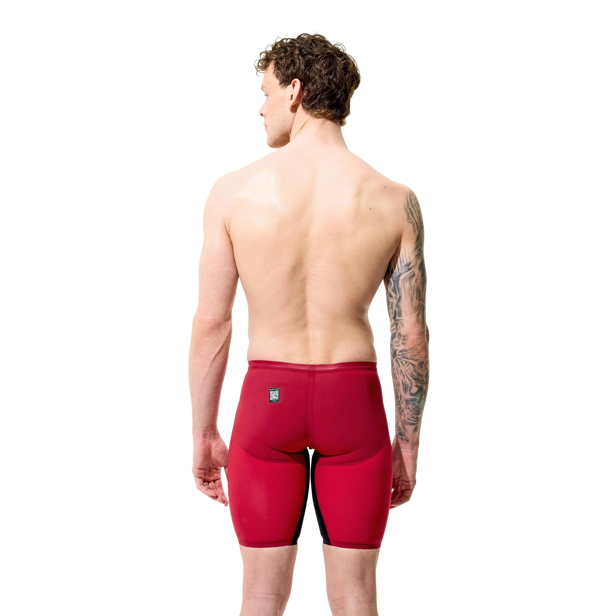 SPEEDO MENS FASTSKIN LZR PURE VALOR 2.0 JAMMER REGAL RED - Image 2