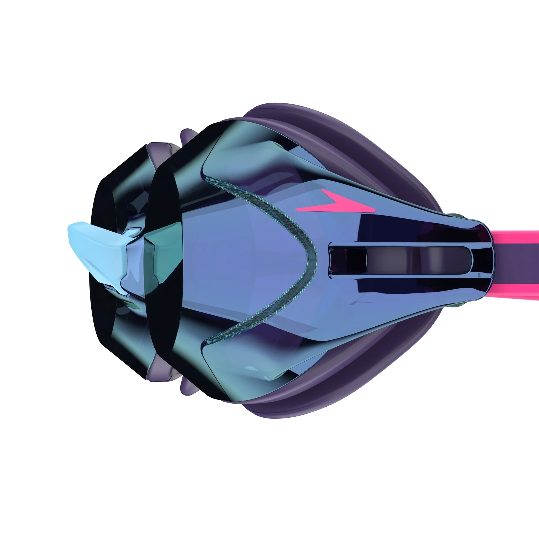 SPEEDO VANQUISHER 3.0 MIRROR GOGGLES ACAI PURPLE / SMOKE / IRIS - Image 4