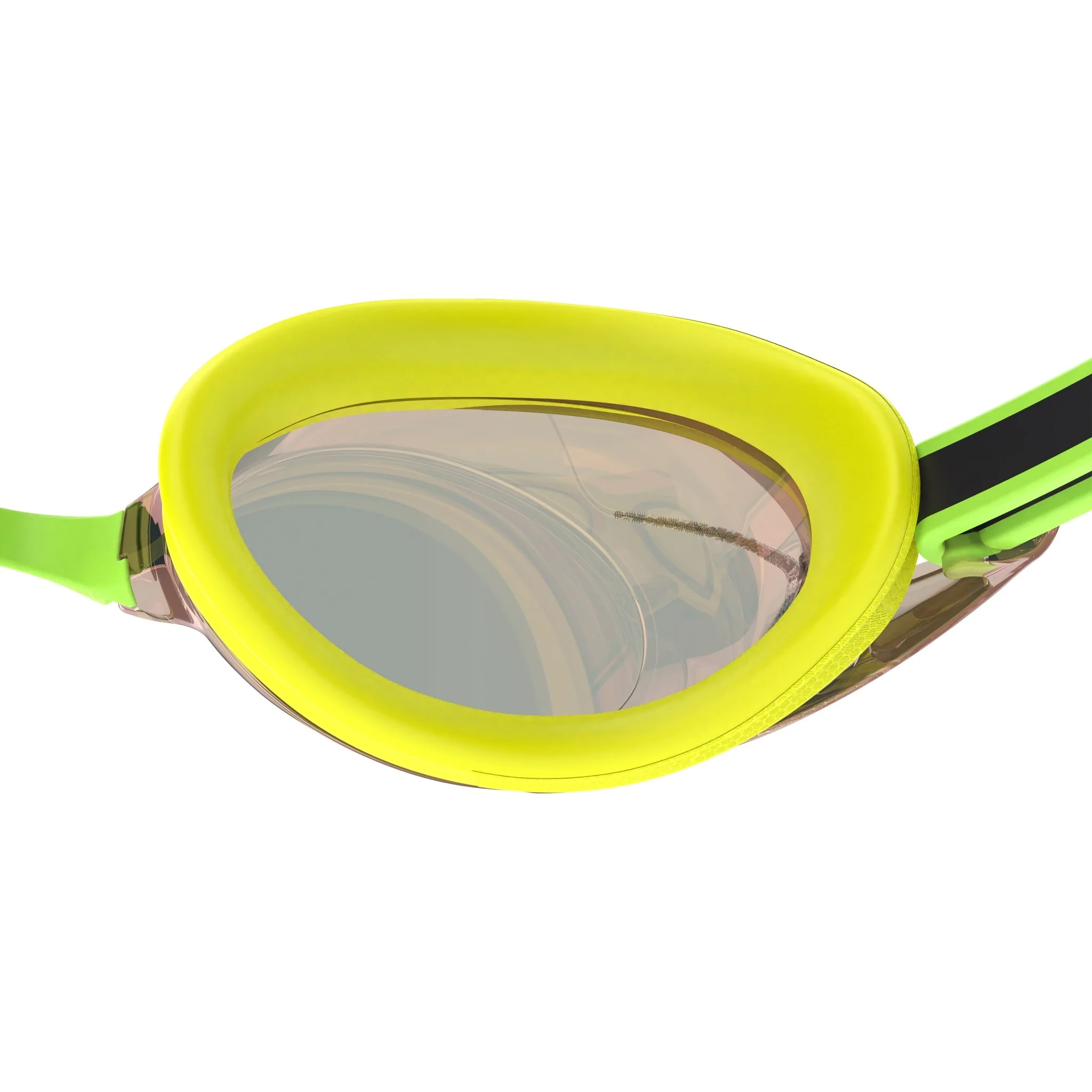 SPEEDO VANQUISHER 3.0 MIRROR GOGGLES HYPER-YELLOW/ABLAZE - Image 4