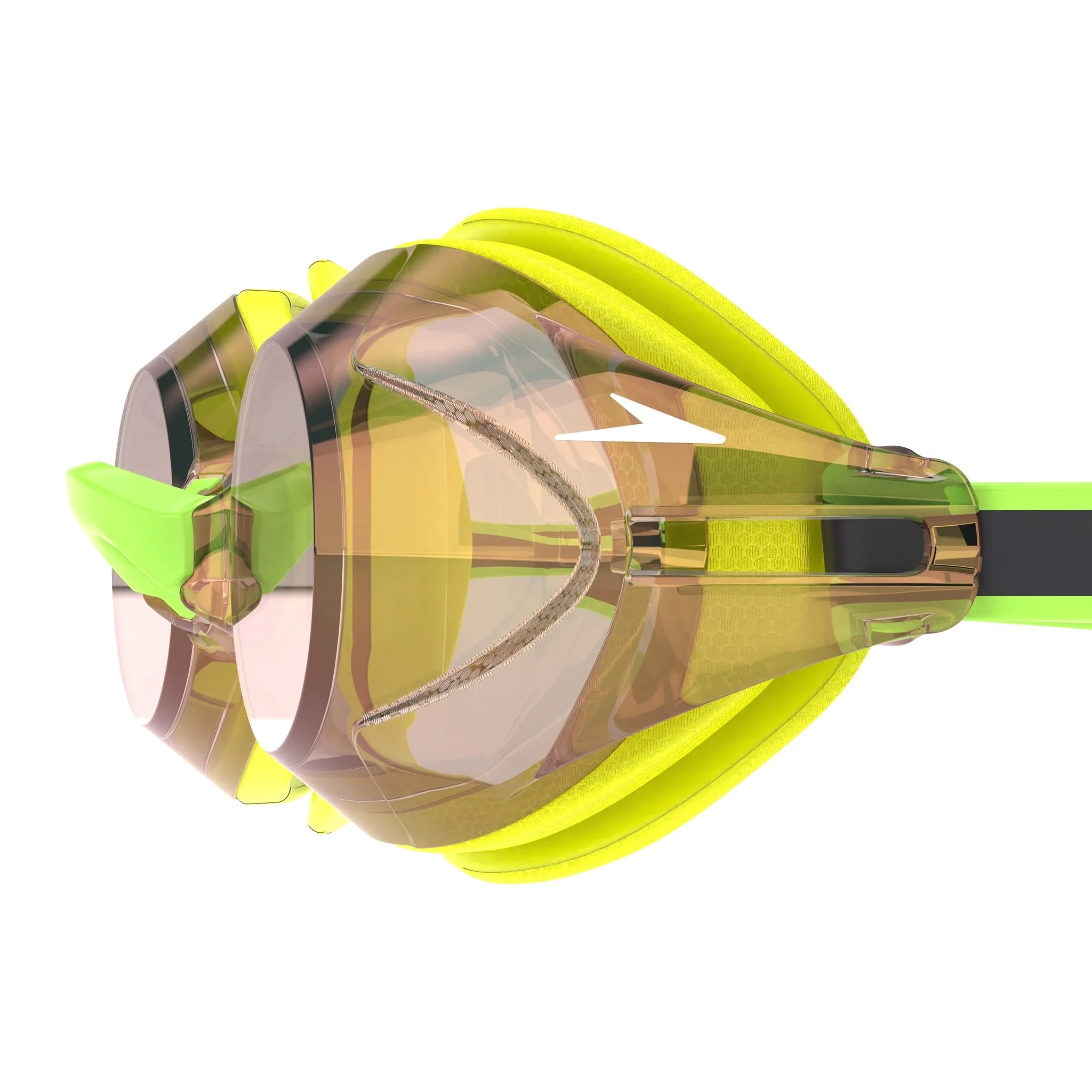 SPEEDO VANQUISHER 3.0 MIRROR GOGGLES HYPER-YELLOW/ABLAZE - Image 7