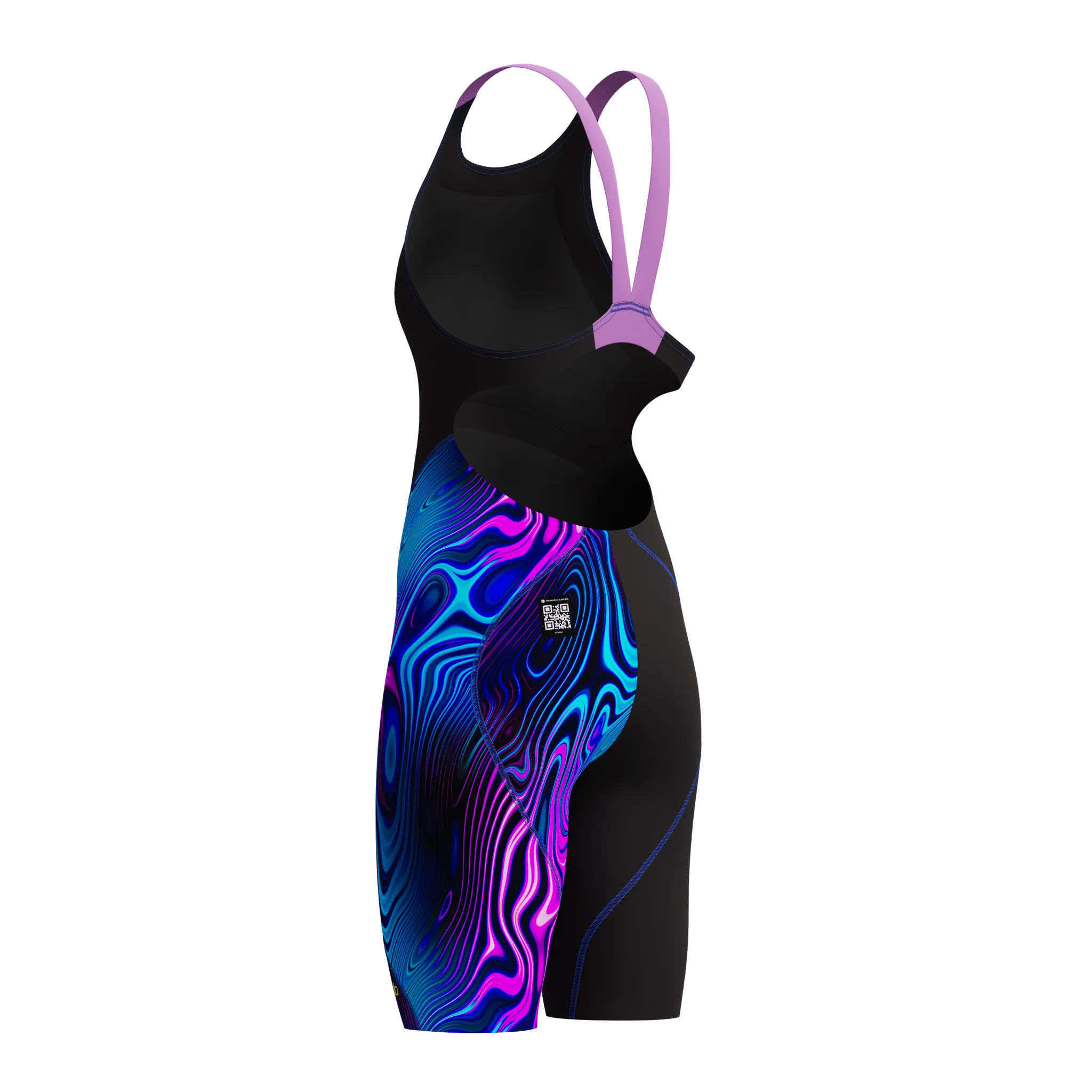 SPEEDO WOMENS FASTSKIN LZR IGNITE KNEESKIN BLACK / SUBSURFACE - Image 6