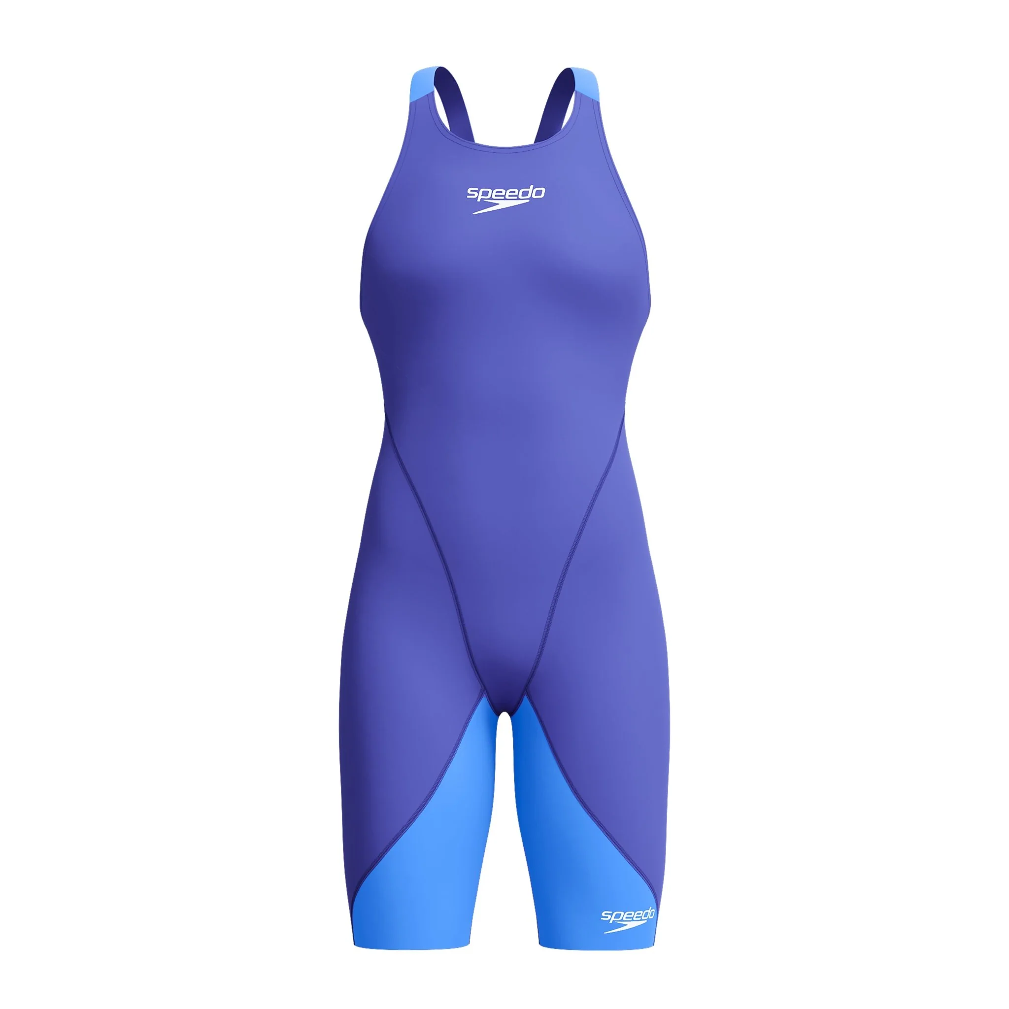 SPEEDO WOMENS FASTSKIN LZR IGNITE KNEESKIN DEEP ROYAL / COBALT - Image 7