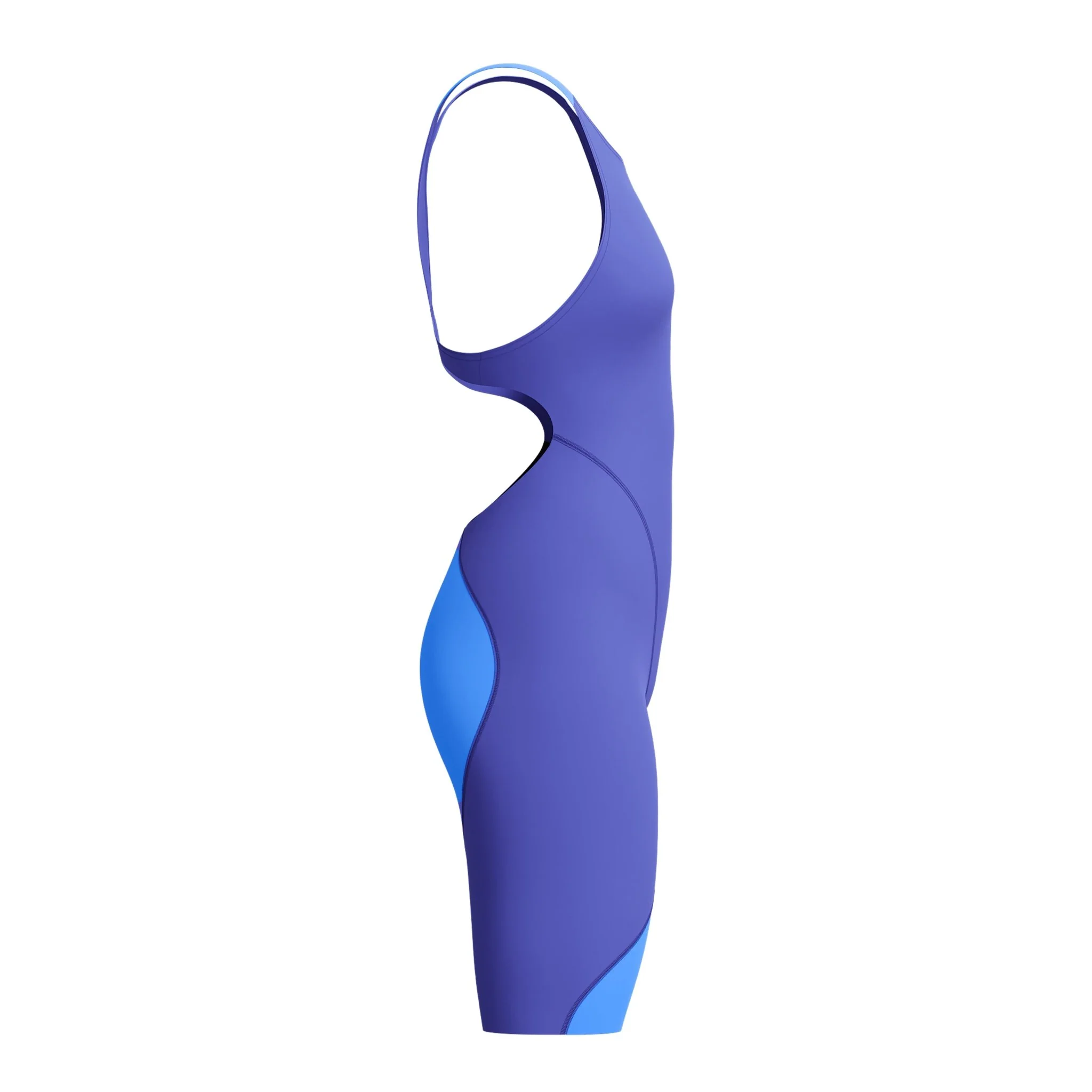 SPEEDO WOMENS FASTSKIN LZR IGNITE KNEESKIN DEEP ROYAL / COBALT - Image 8
