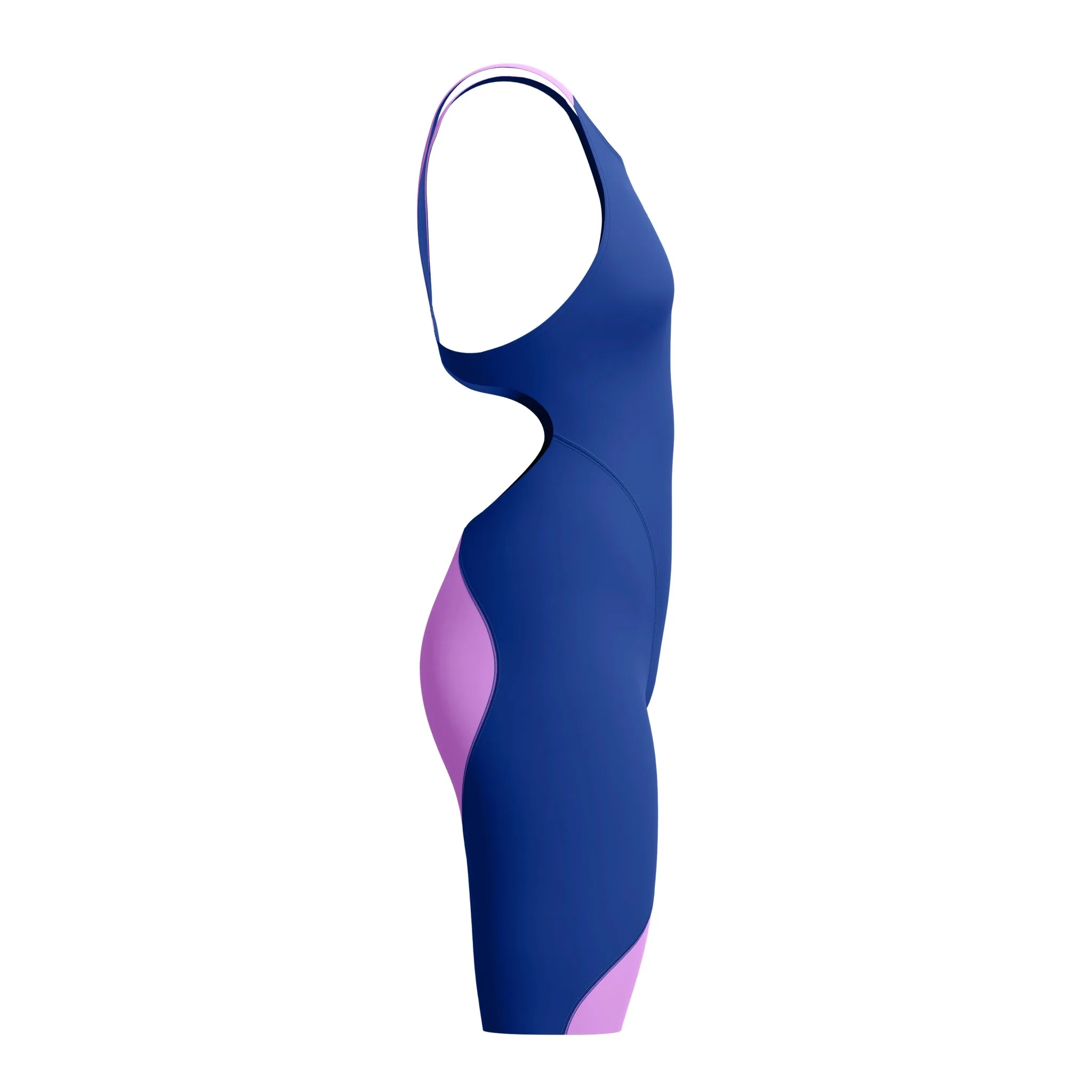 SPEEDO WOMENS FASTSKIN LZR IGNITE KNEESKIN NOBLE NAVY / NEON JELLY - Image 14