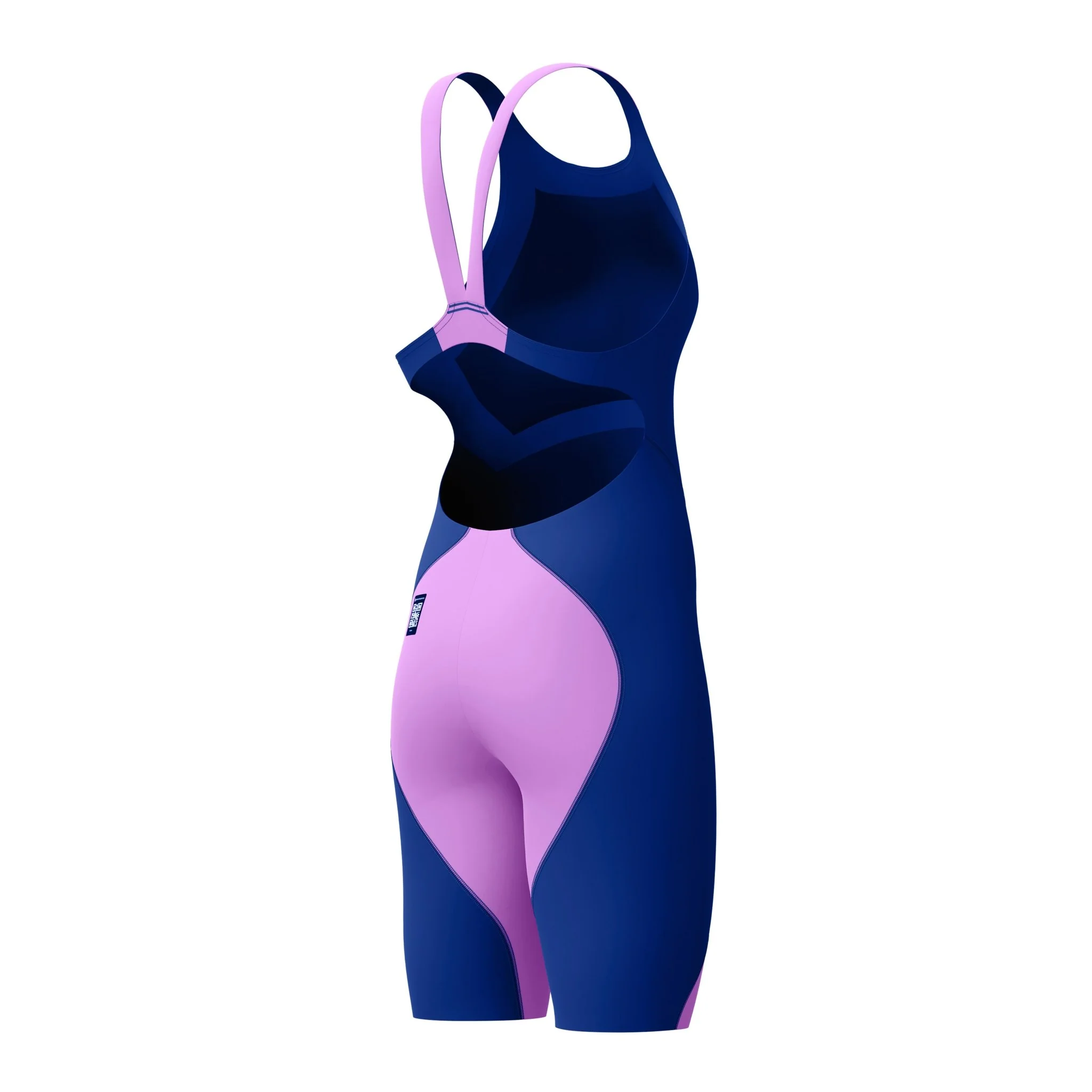 SPEEDO WOMENS FASTSKIN LZR IGNITE KNEESKIN NOBLE NAVY / NEON JELLY - Image 15