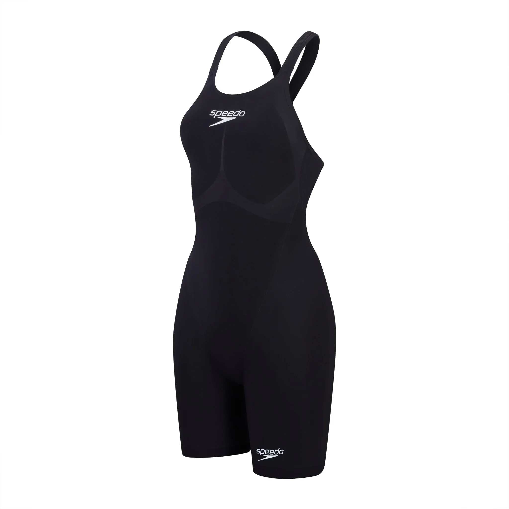 SPEEDO WOMENS FASTSKIN LZR PURE VALOR 2.0 OPENBACK KNEESKIN BLACK - Image 12