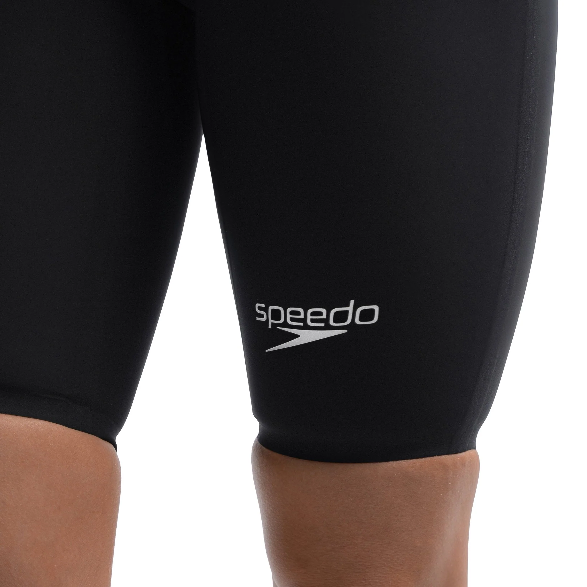 SPEEDO WOMENS FASTSKIN LZR PURE VALOR 2.0 OPENBACK KNEESKIN BLACK - Image 8