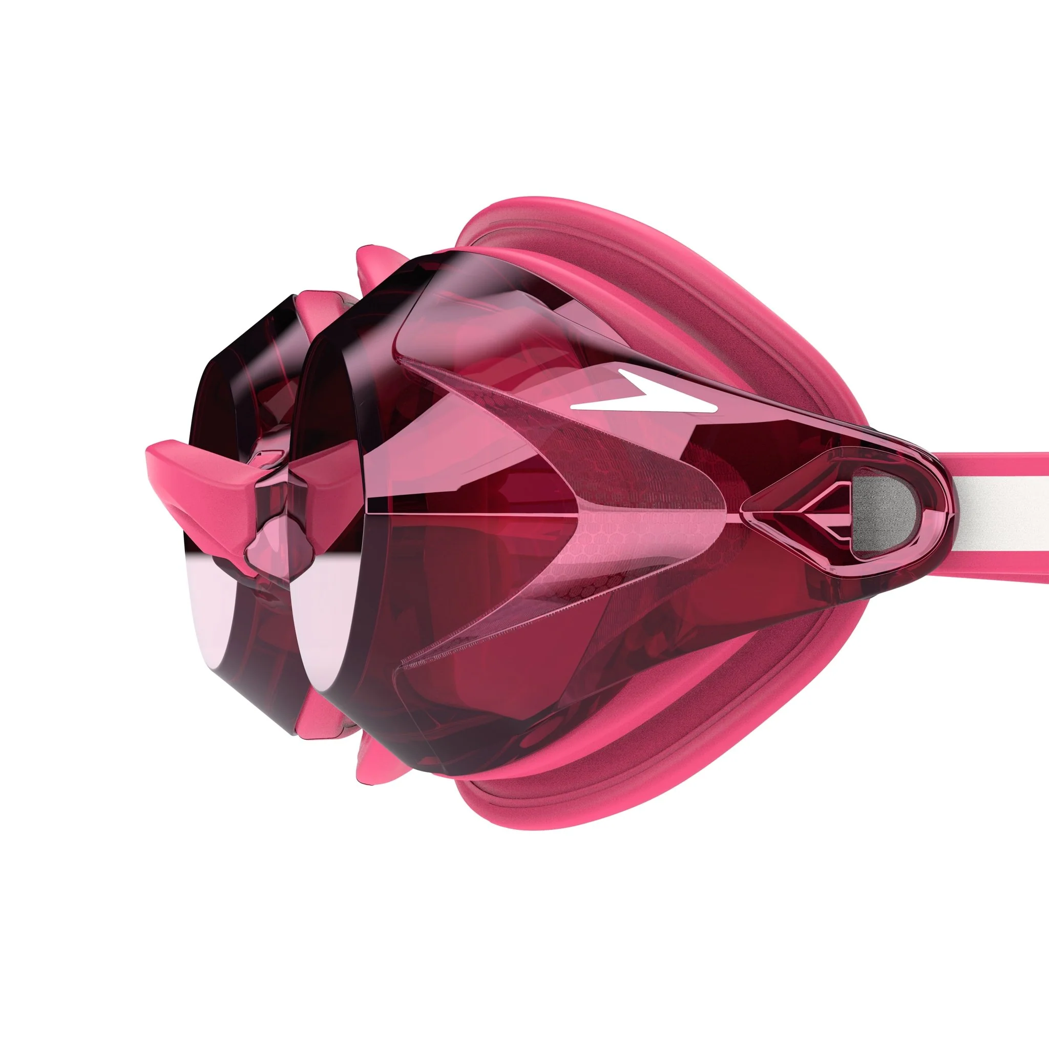 SPEEDO WOMENS VANQUISHER 3.0 MIRROR GOGGLES MARGARITA PINK / ABLAZE / PUNCH - Image 3