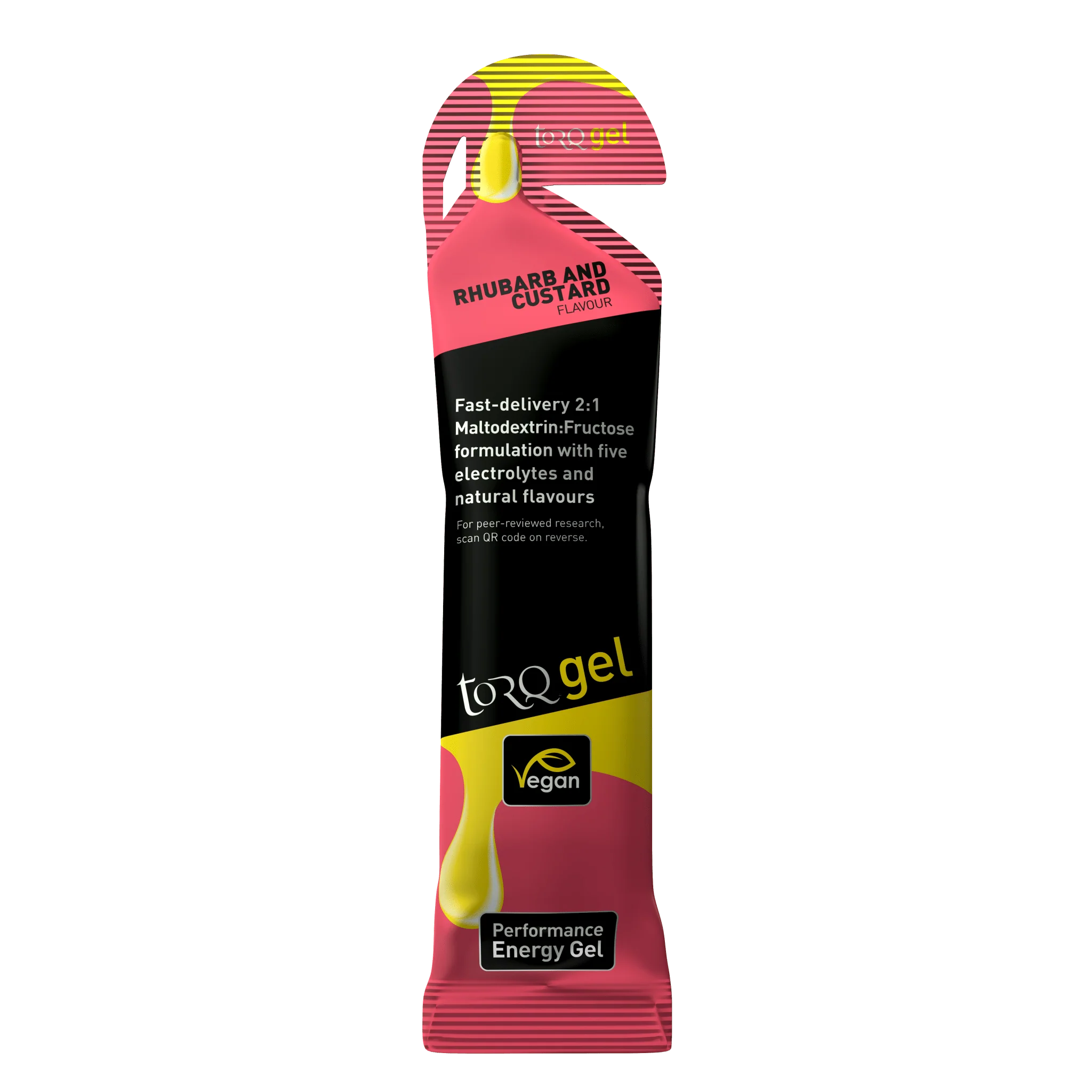 TORQ ENERGY GEL RHUBARB & CUSTARD