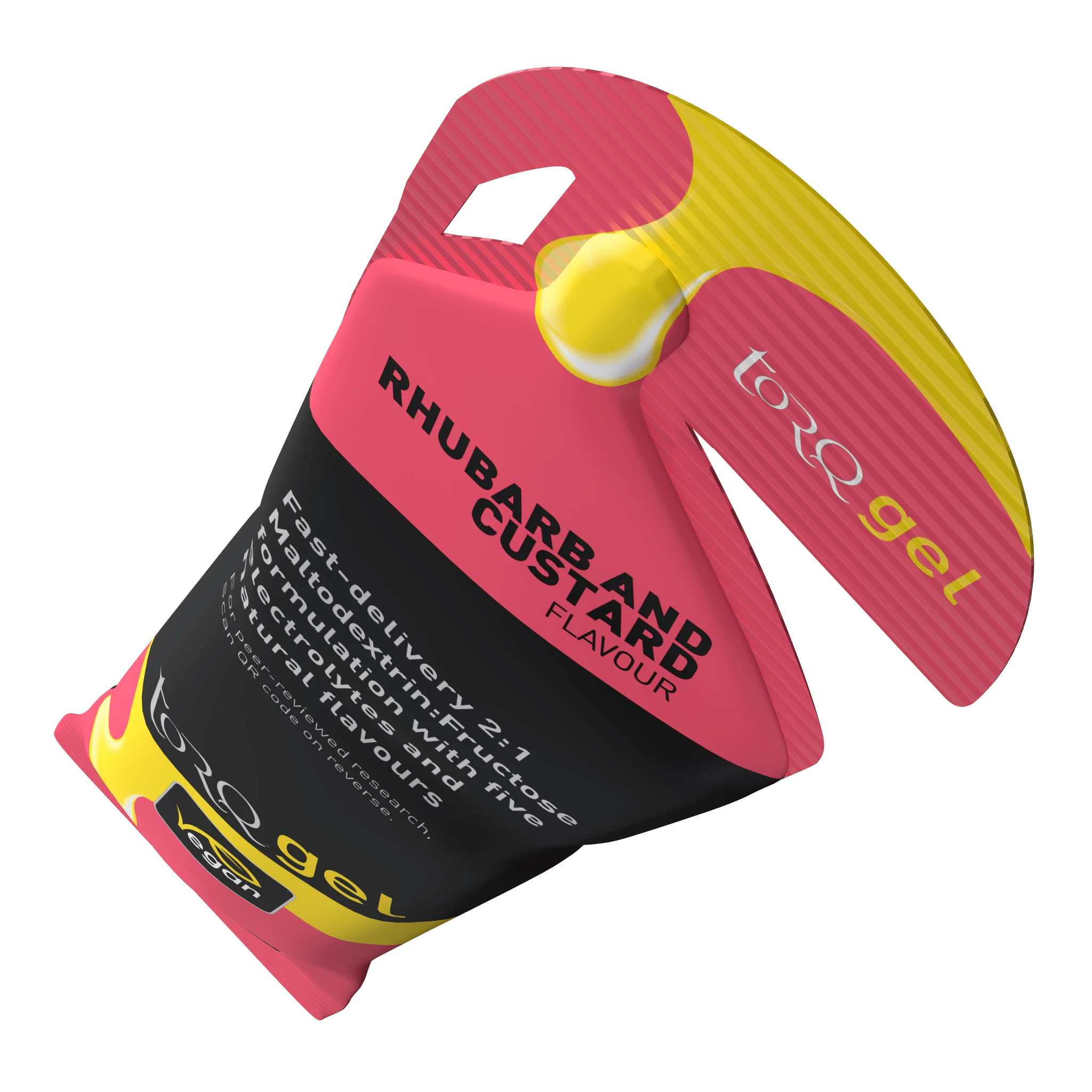 TORQ ENERGY GEL RHUBARB & CUSTARD - Image 6