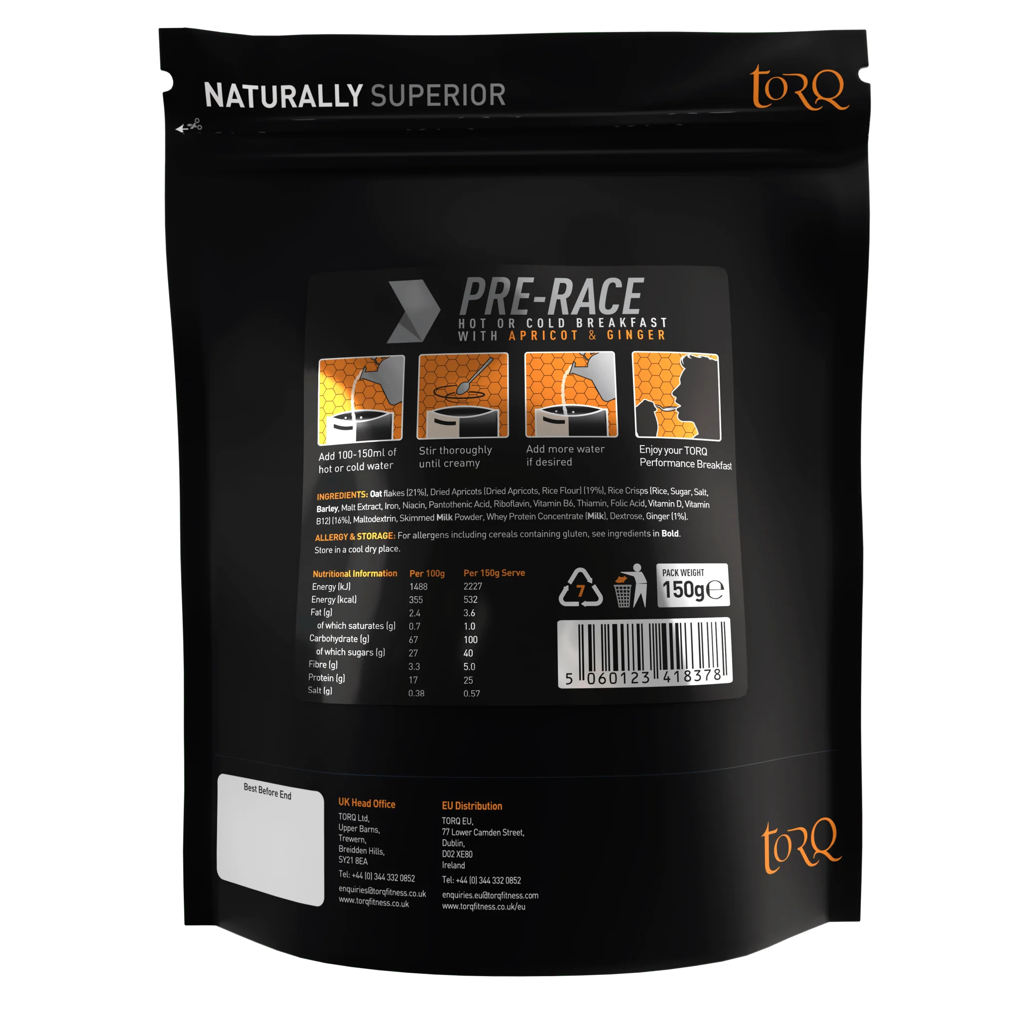 TORQ PRE-RACE BREAKFAST APRICOT & GINGER - Image 2