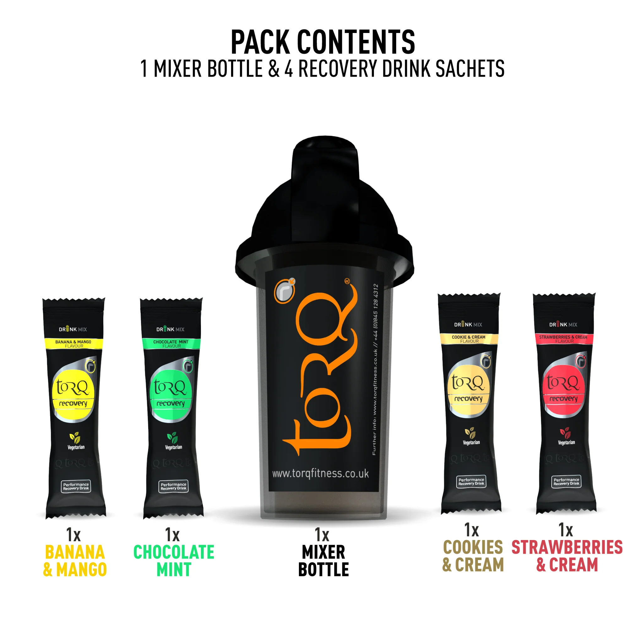 TORQ RECOVERY MIXER BOTTLE SAMPLE PACK - Image 2